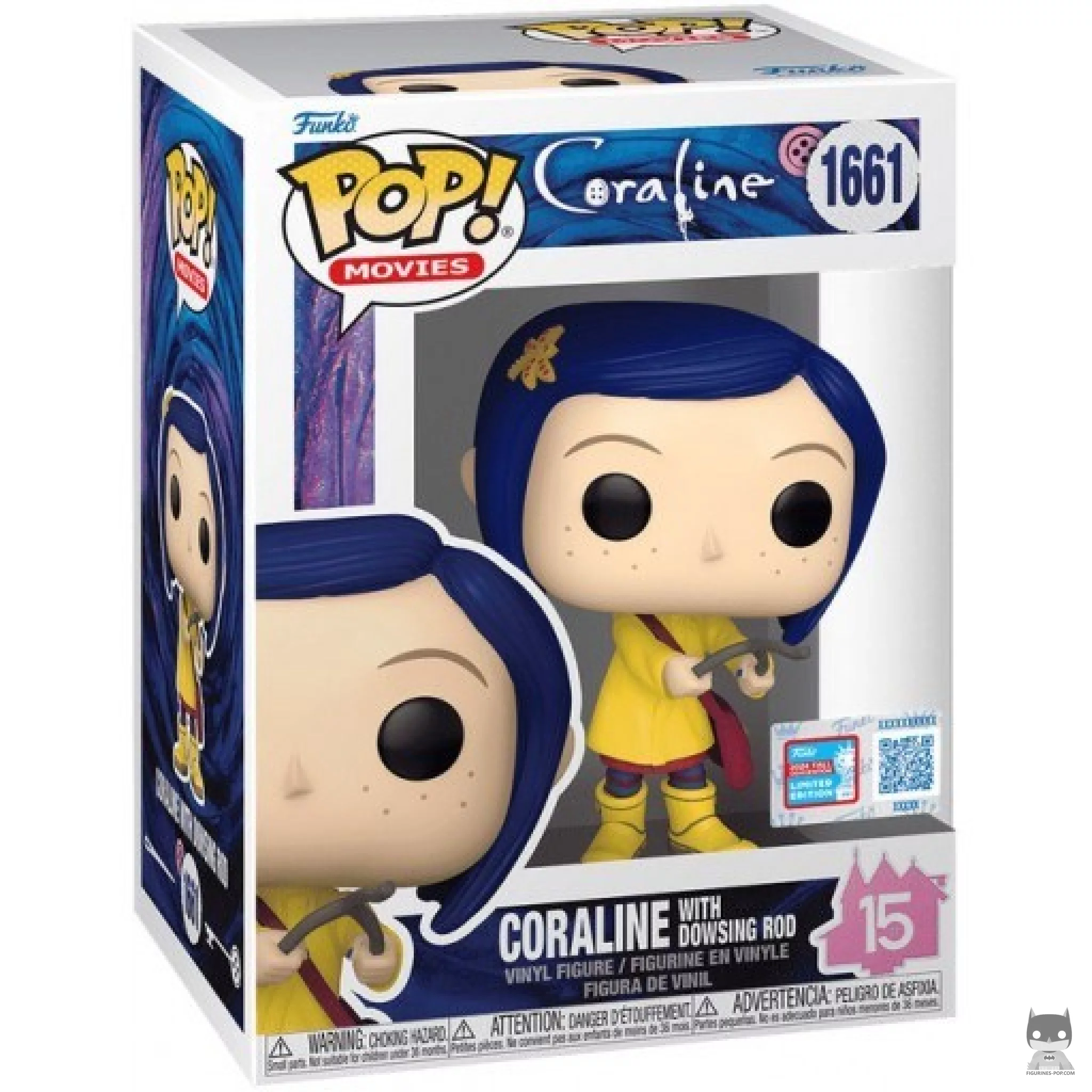 Coraline Funko Pop! figure in its box