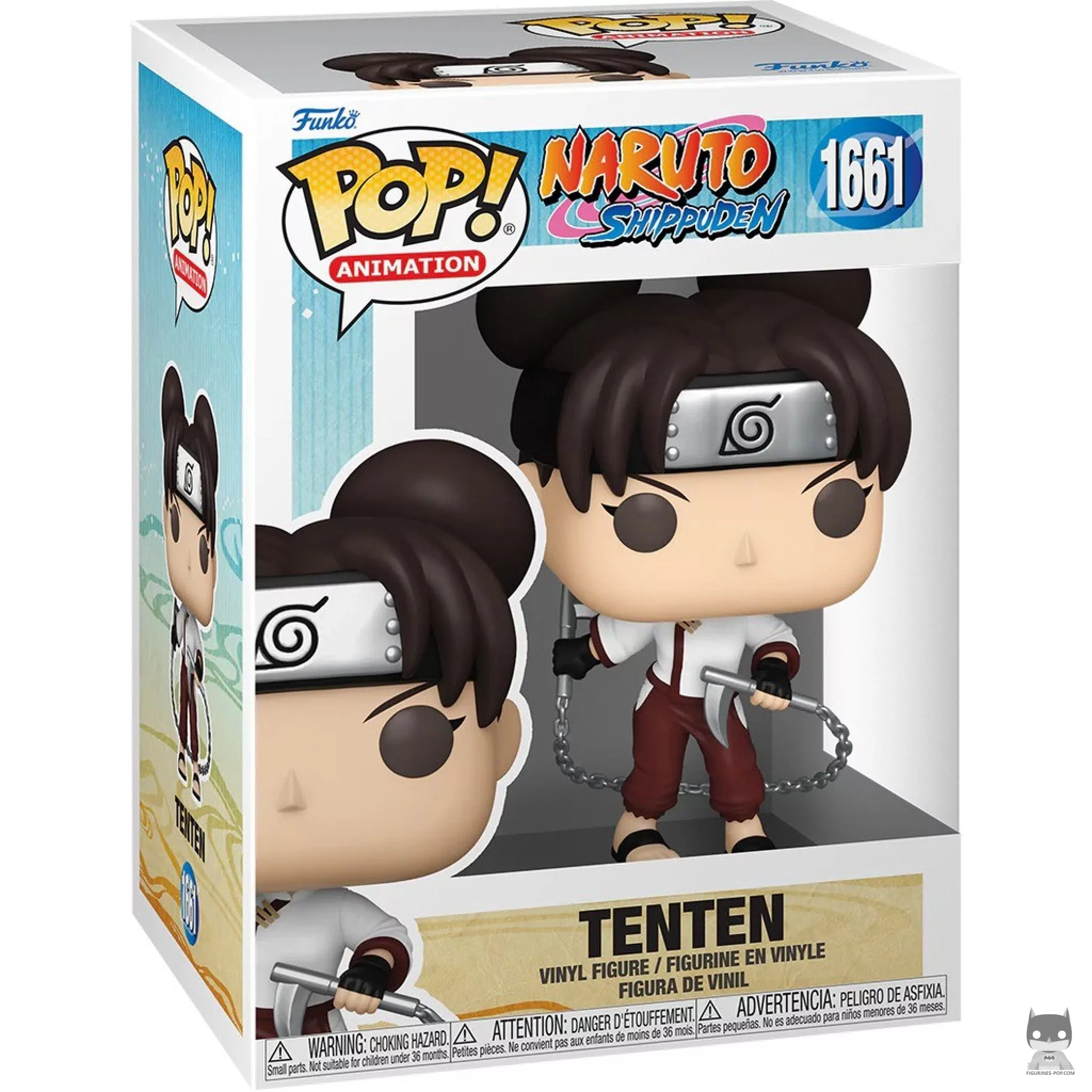Tenten Funko Pop! figure in its box