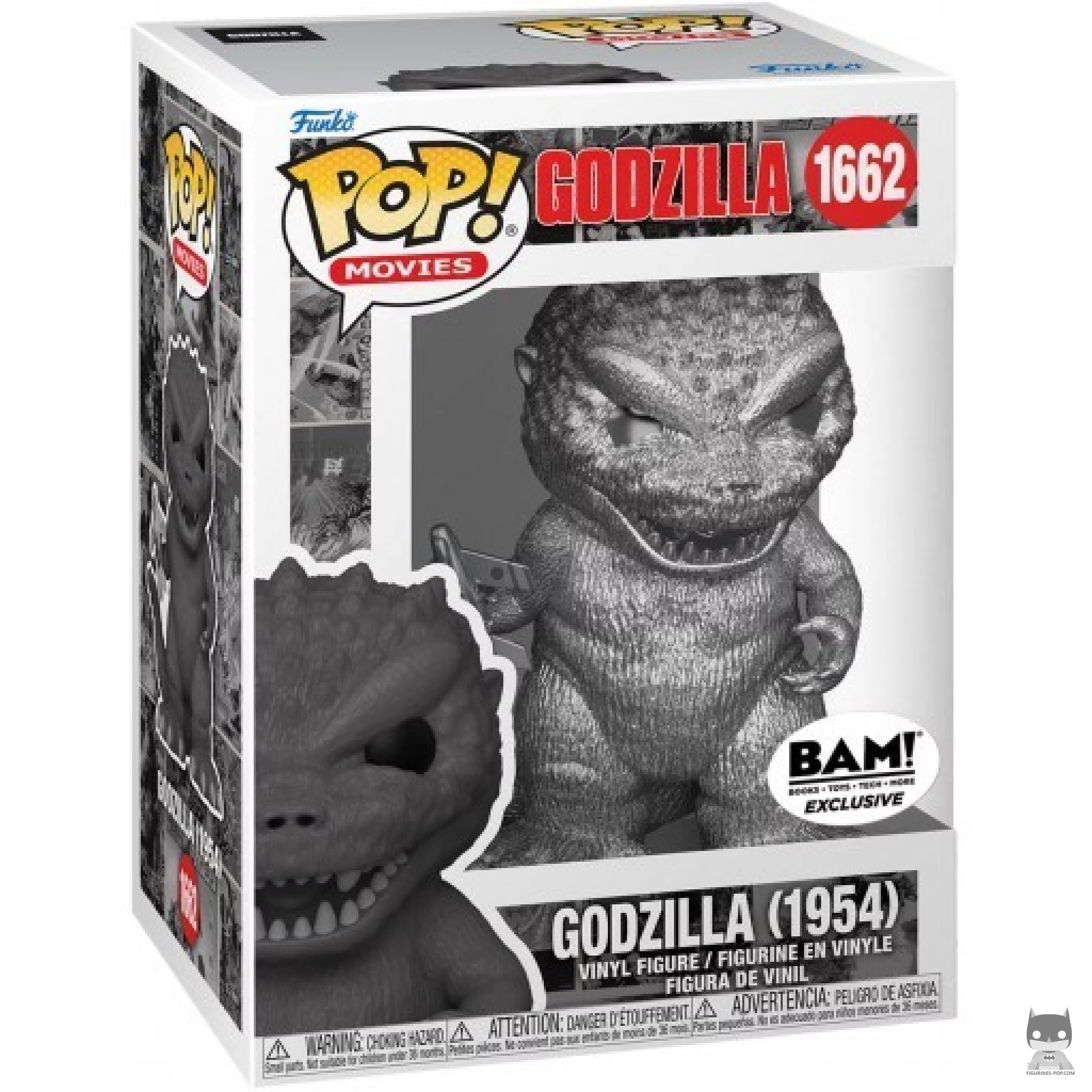 Godzilla (1954) (Silver) Funko Pop! figure in its box