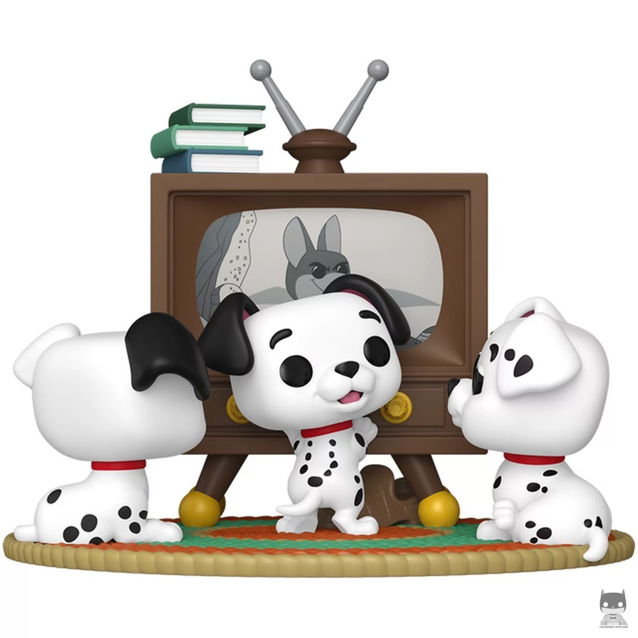 Rolly, Patch & Lucky with TV Funko Pop! figure (101 Dalmatians)