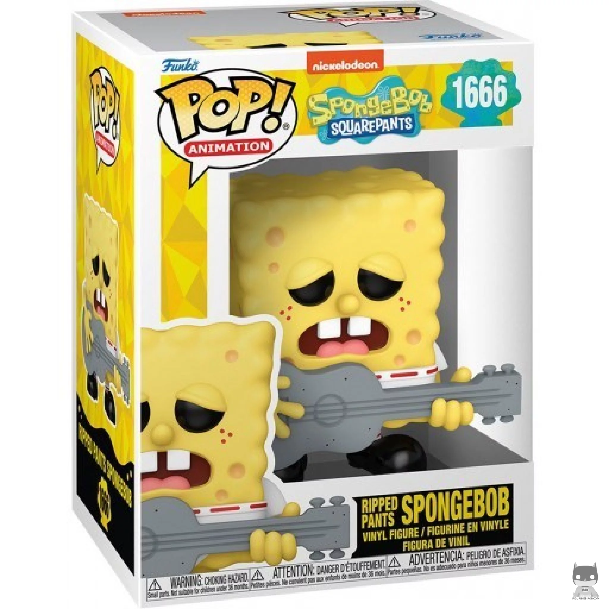 Ripped Pants Spongebob Funko Pop! figure in its box