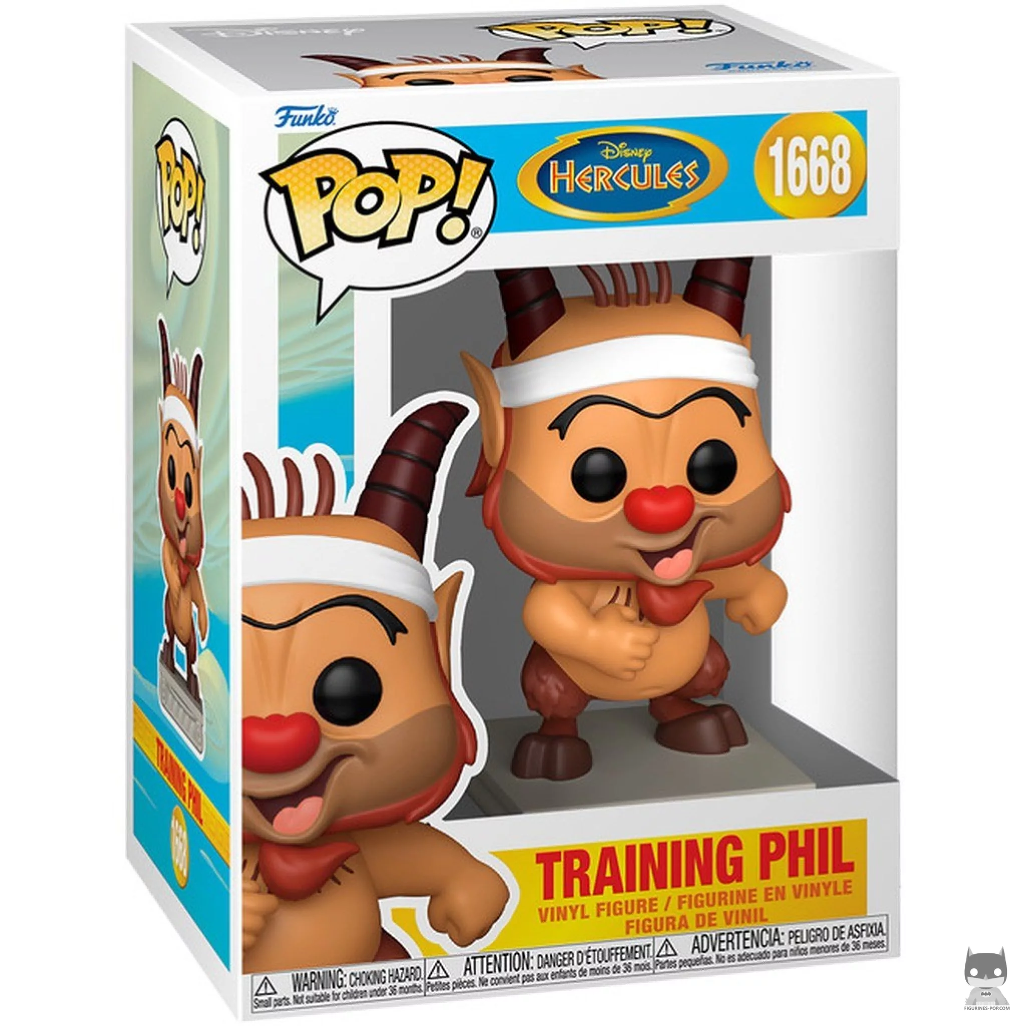 Training Phil Funko Pop! figure in its box