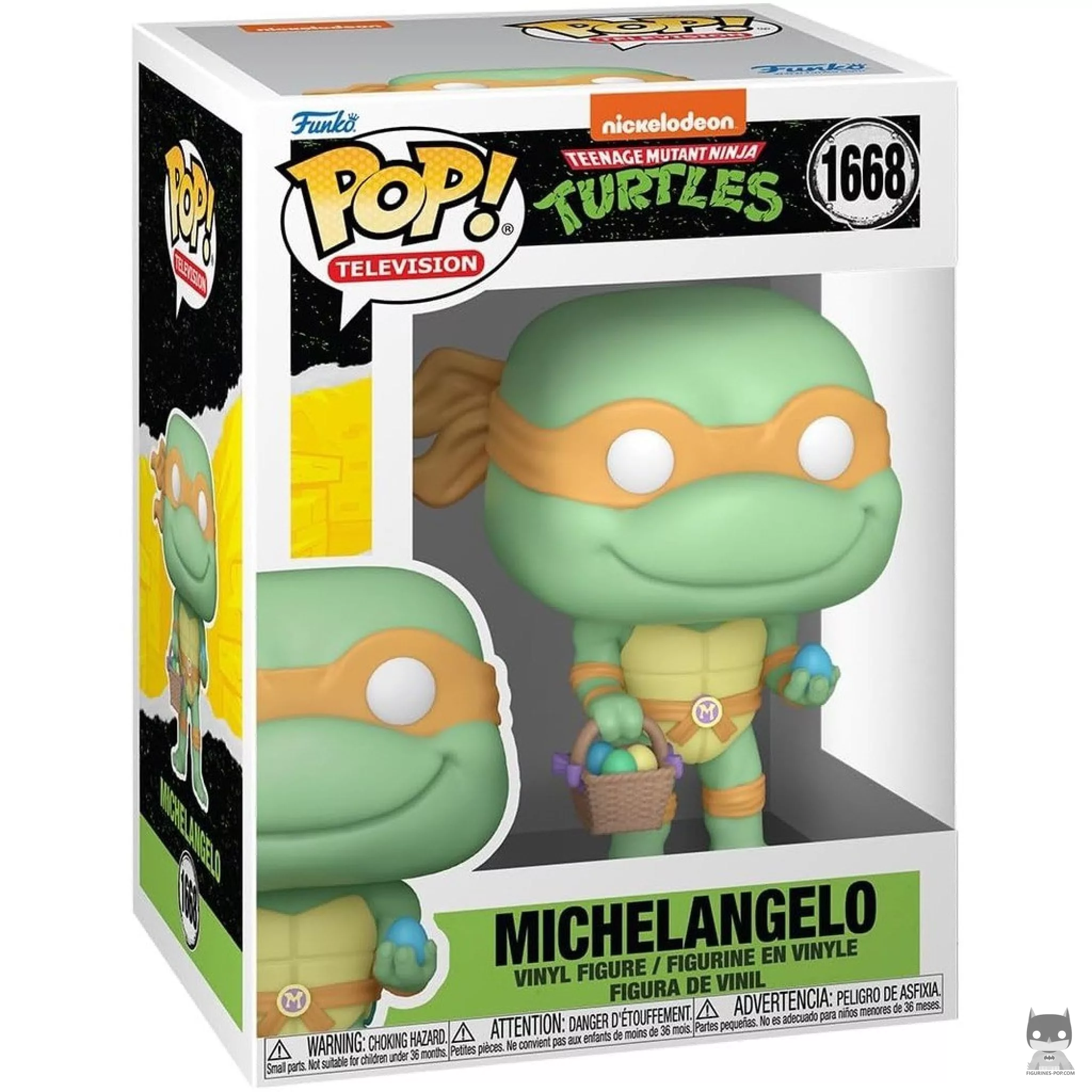 Michelangelo (Easter) Funko Pop! figure in its box