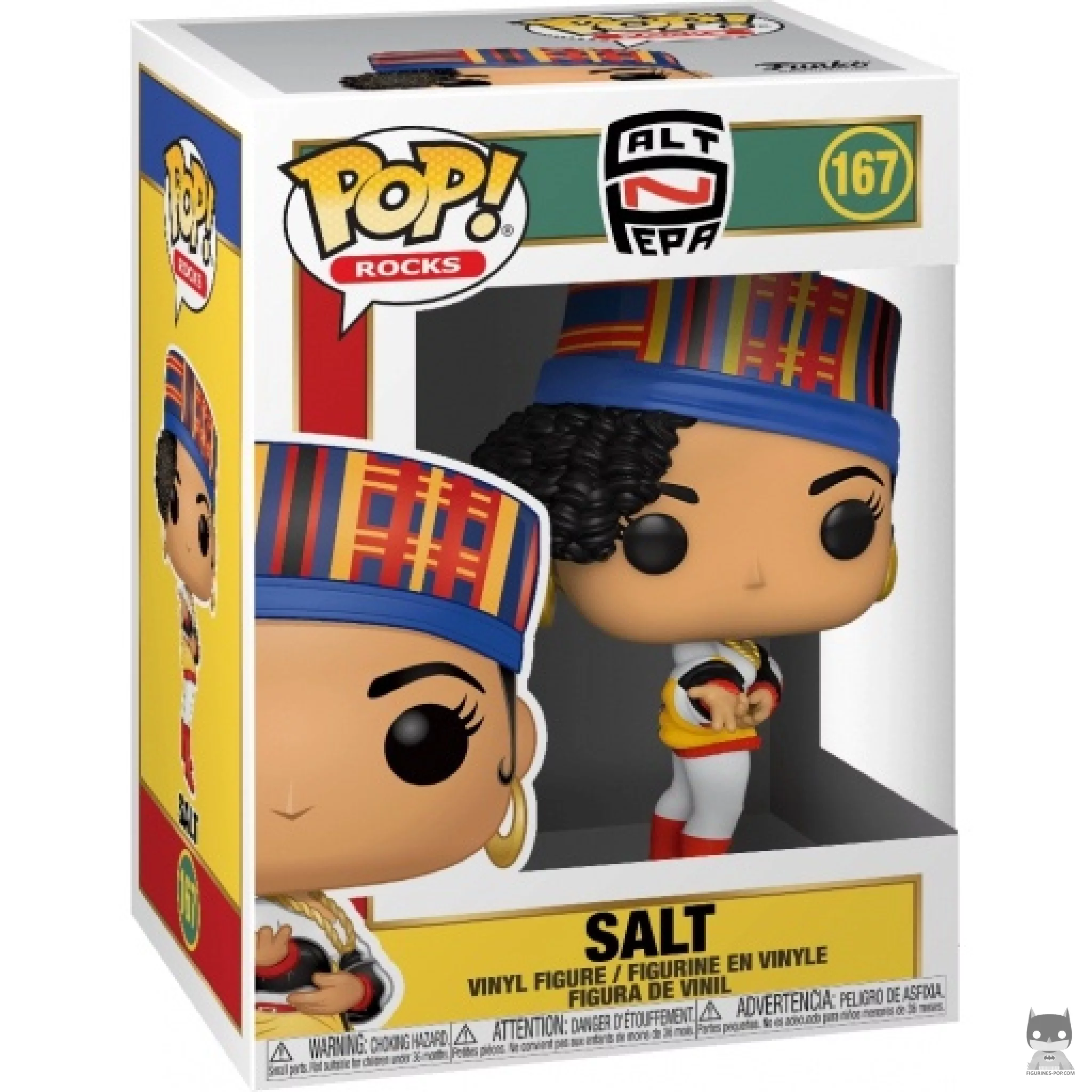 Salt Funko Pop! figure in its box