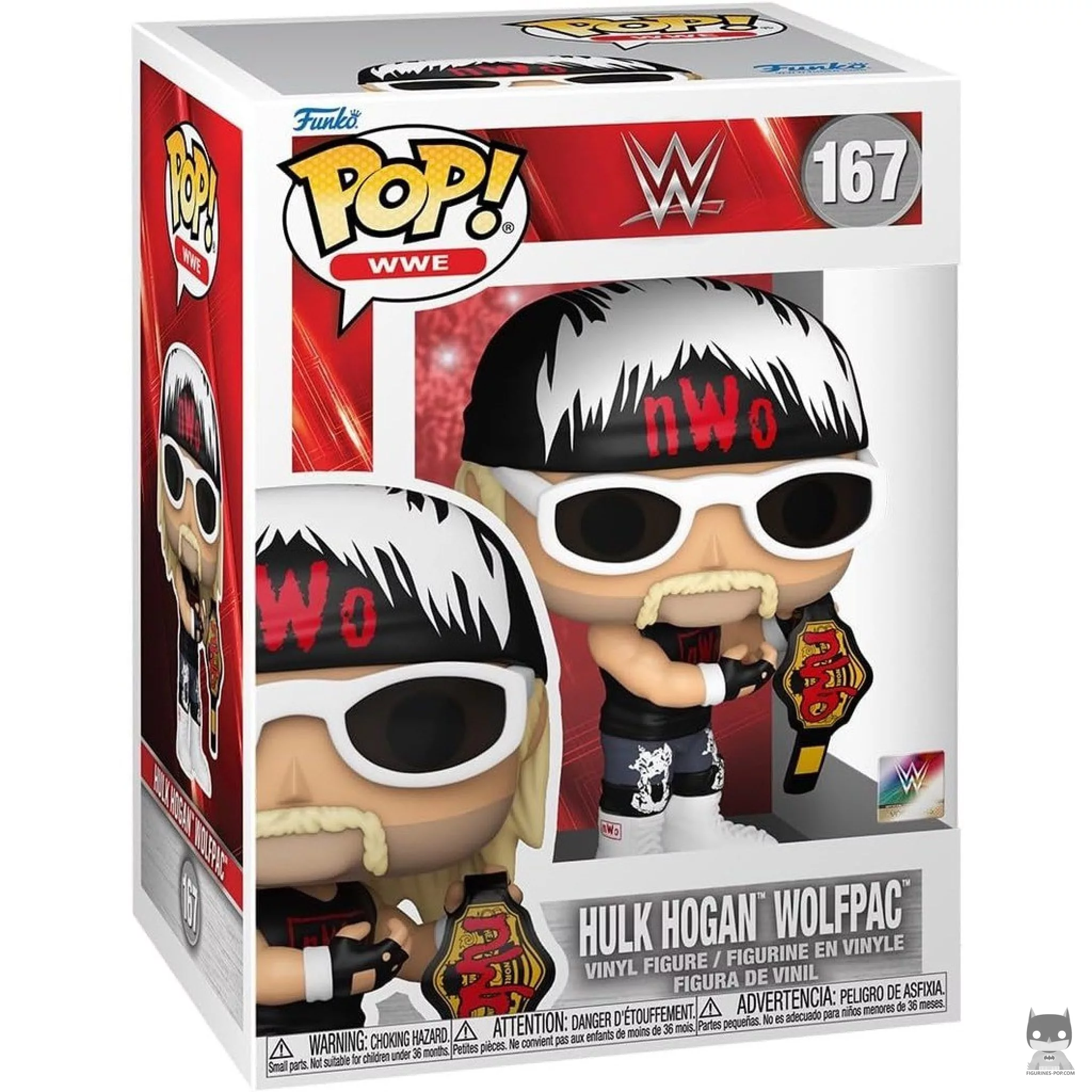 Hulk Hogan (Wolfpac) Funko Pop! figure in its box