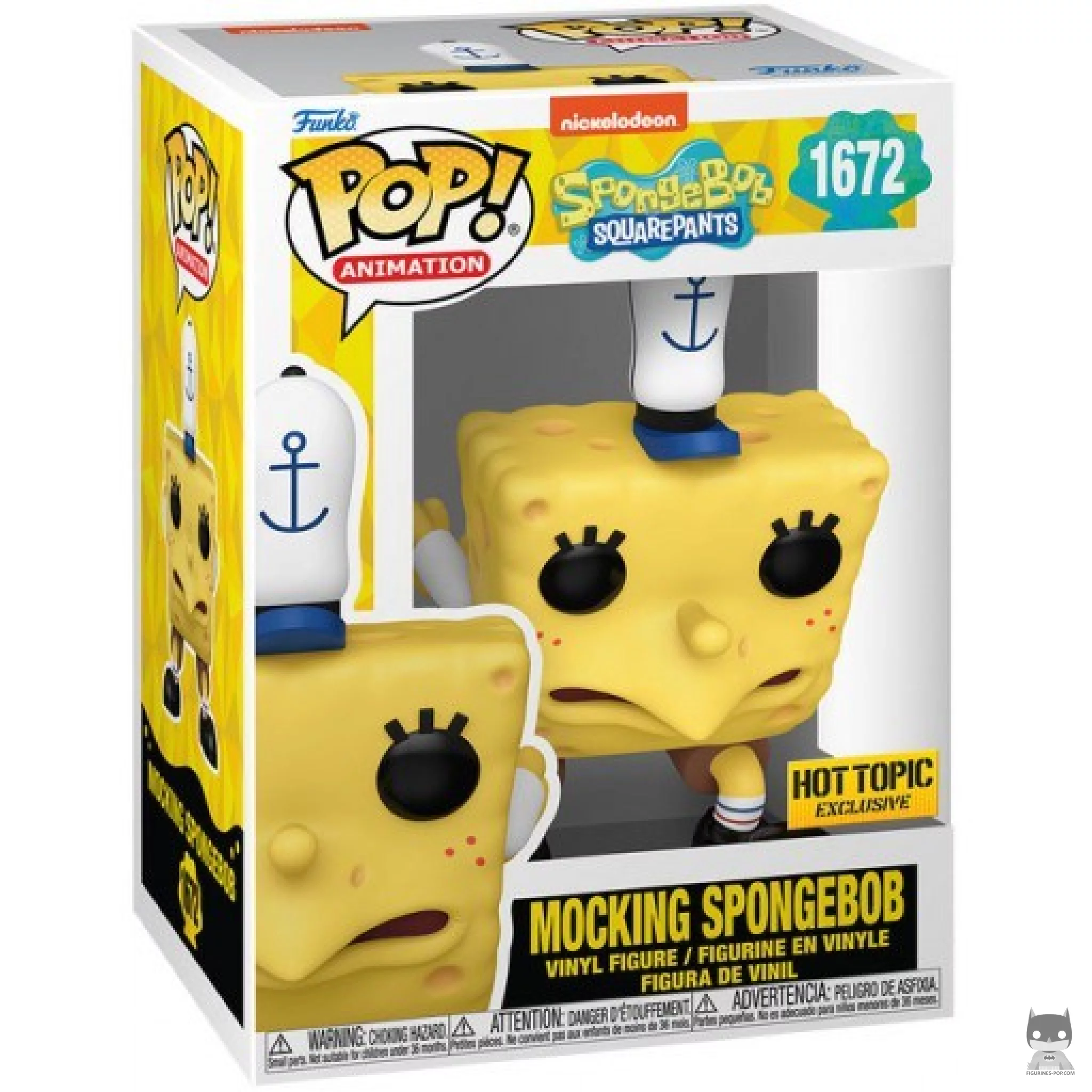 Mocking Spongebob Funko Pop! figure in its box