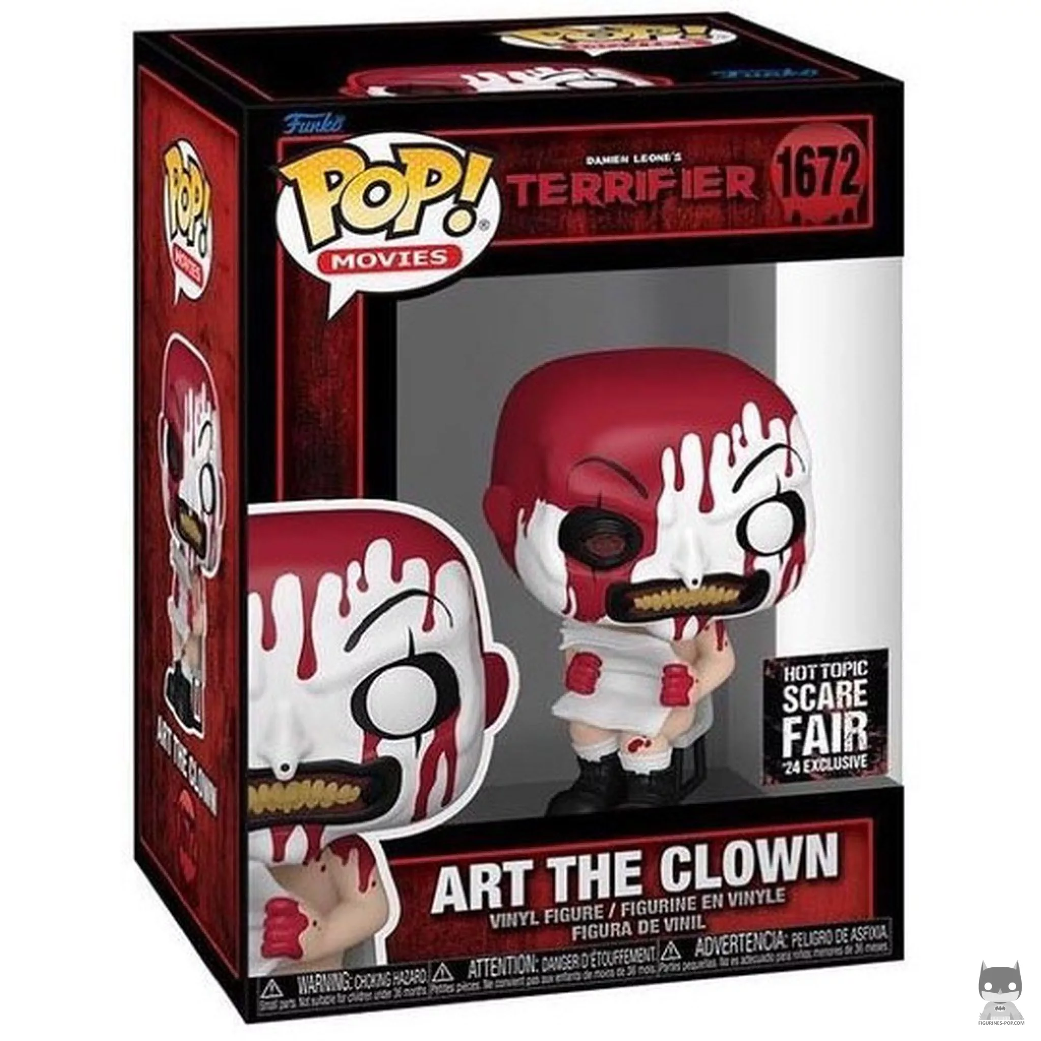 Art the Clown (Bloody) Funko Pop! figure in its box