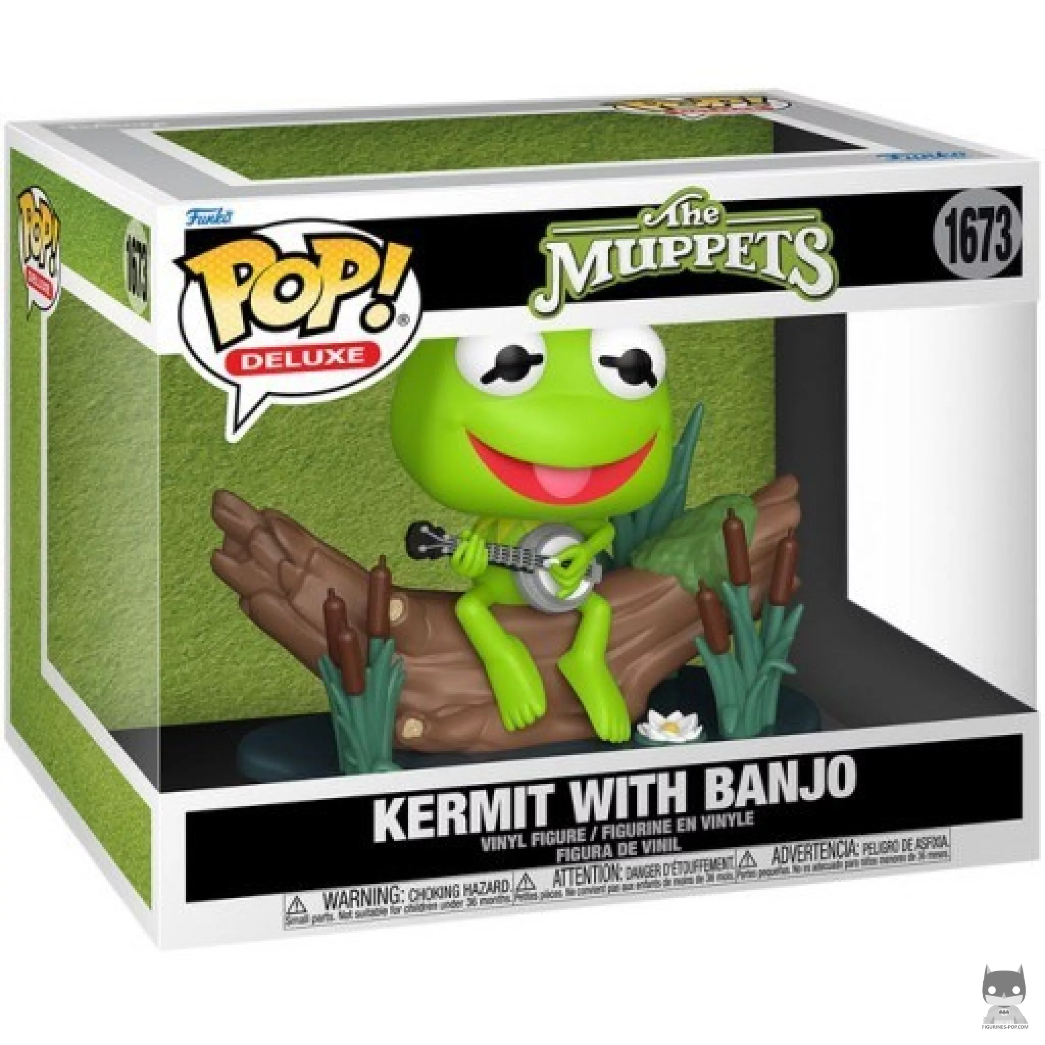Kermit with Banjo Funko Pop! figure in its box