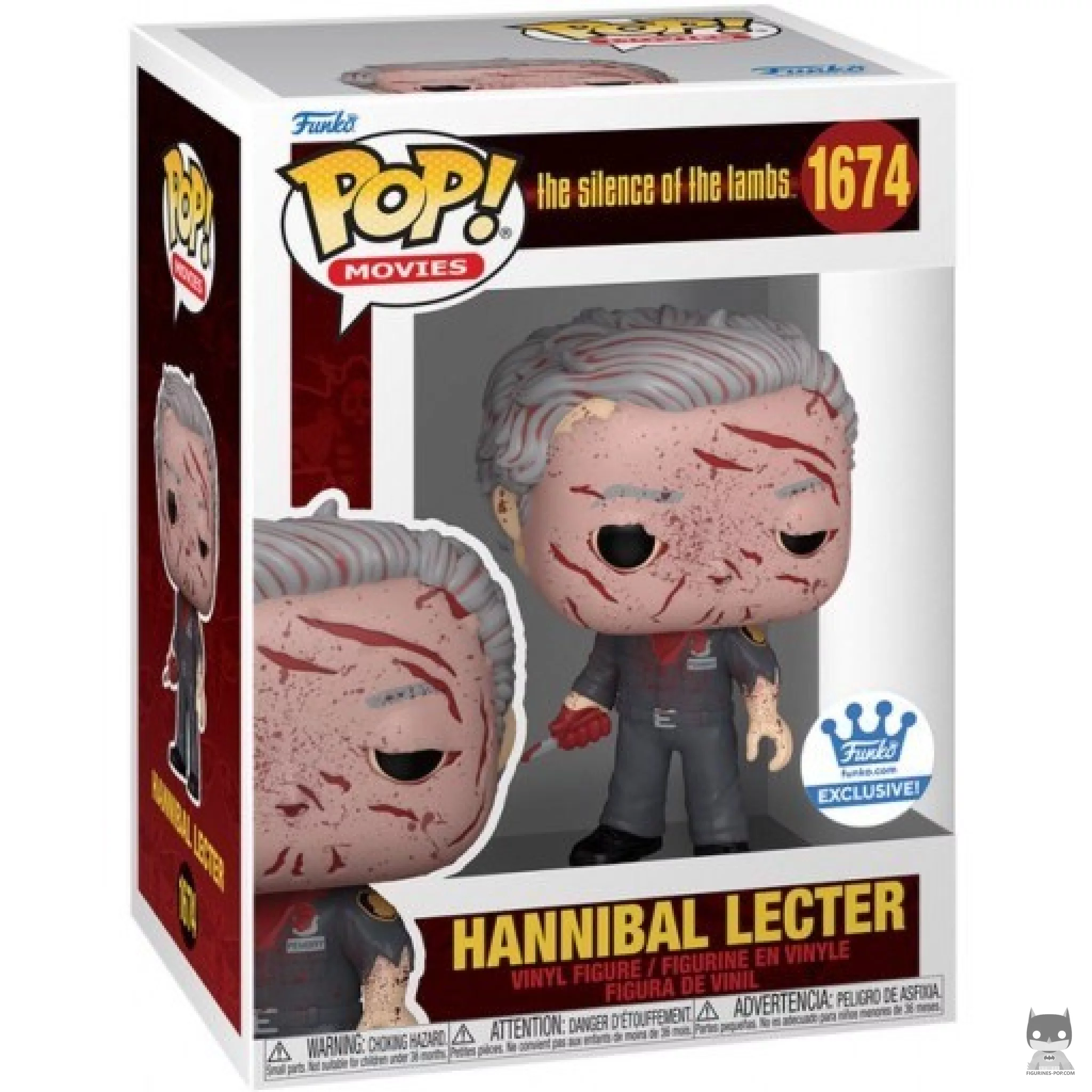 Hannibal Lecter (Bloody) Funko Pop! figure in its box