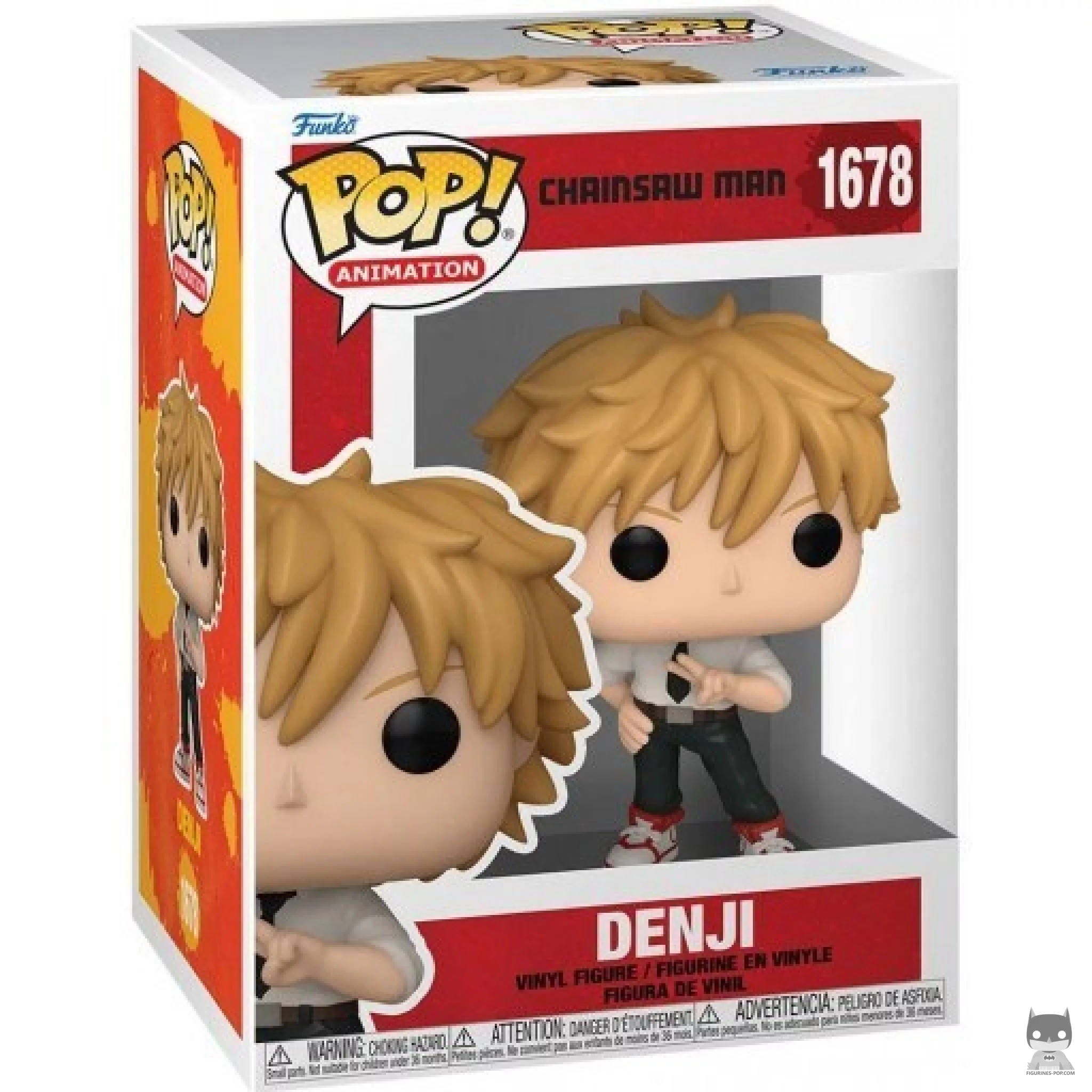 Denji Funko Pop! figure in its box
