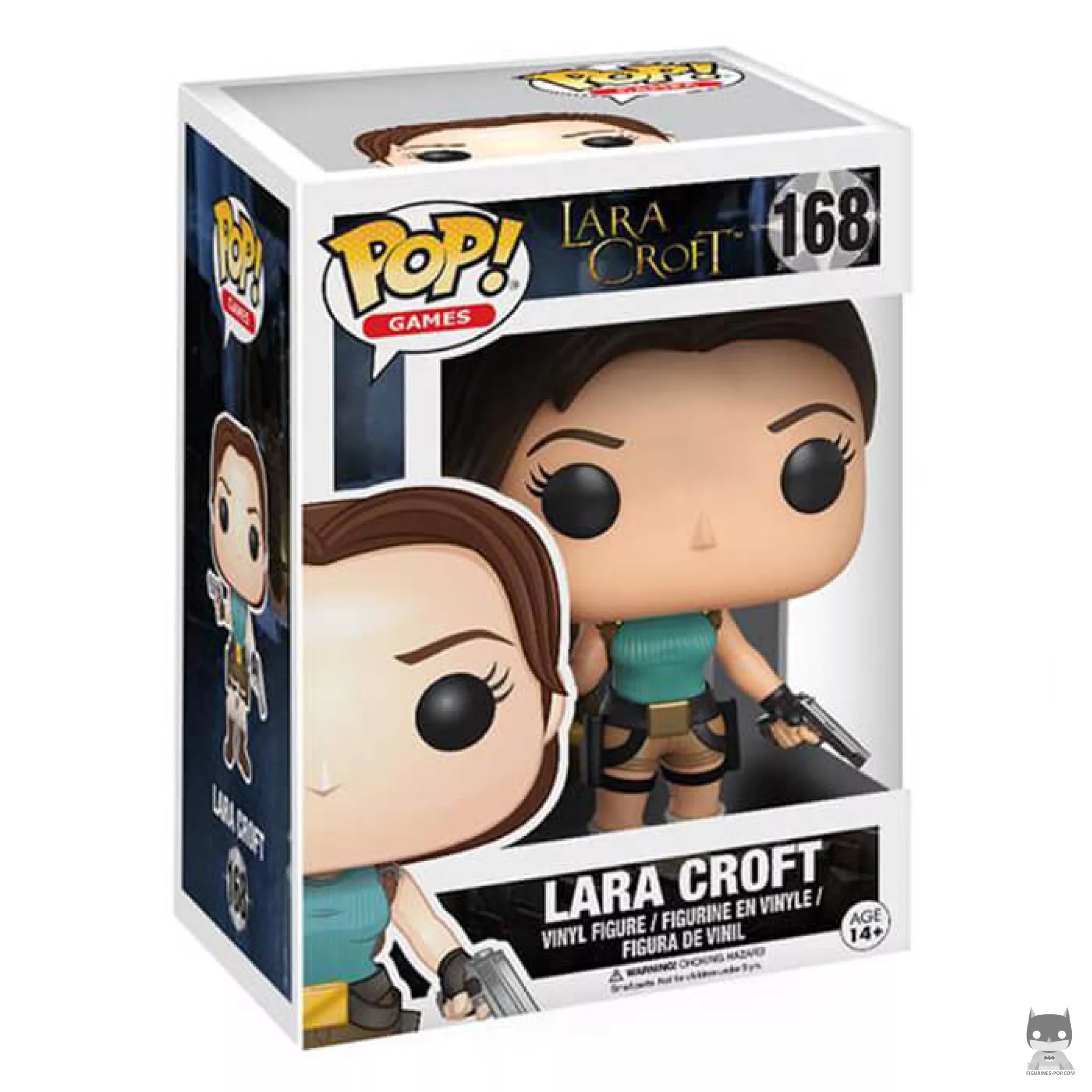 Lara Croft Funko Pop! figure in its box