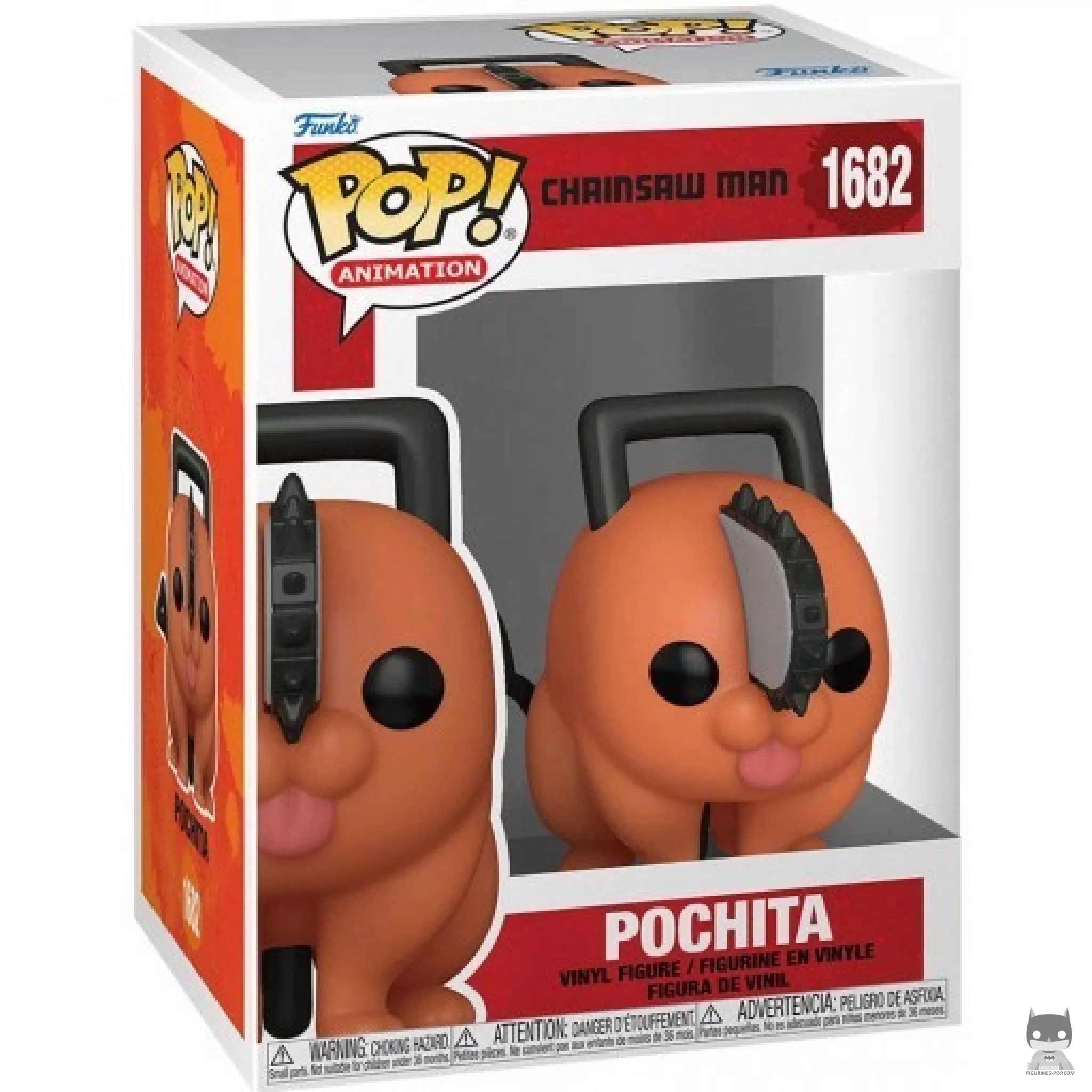 Pochita Funko Pop! figure in its box