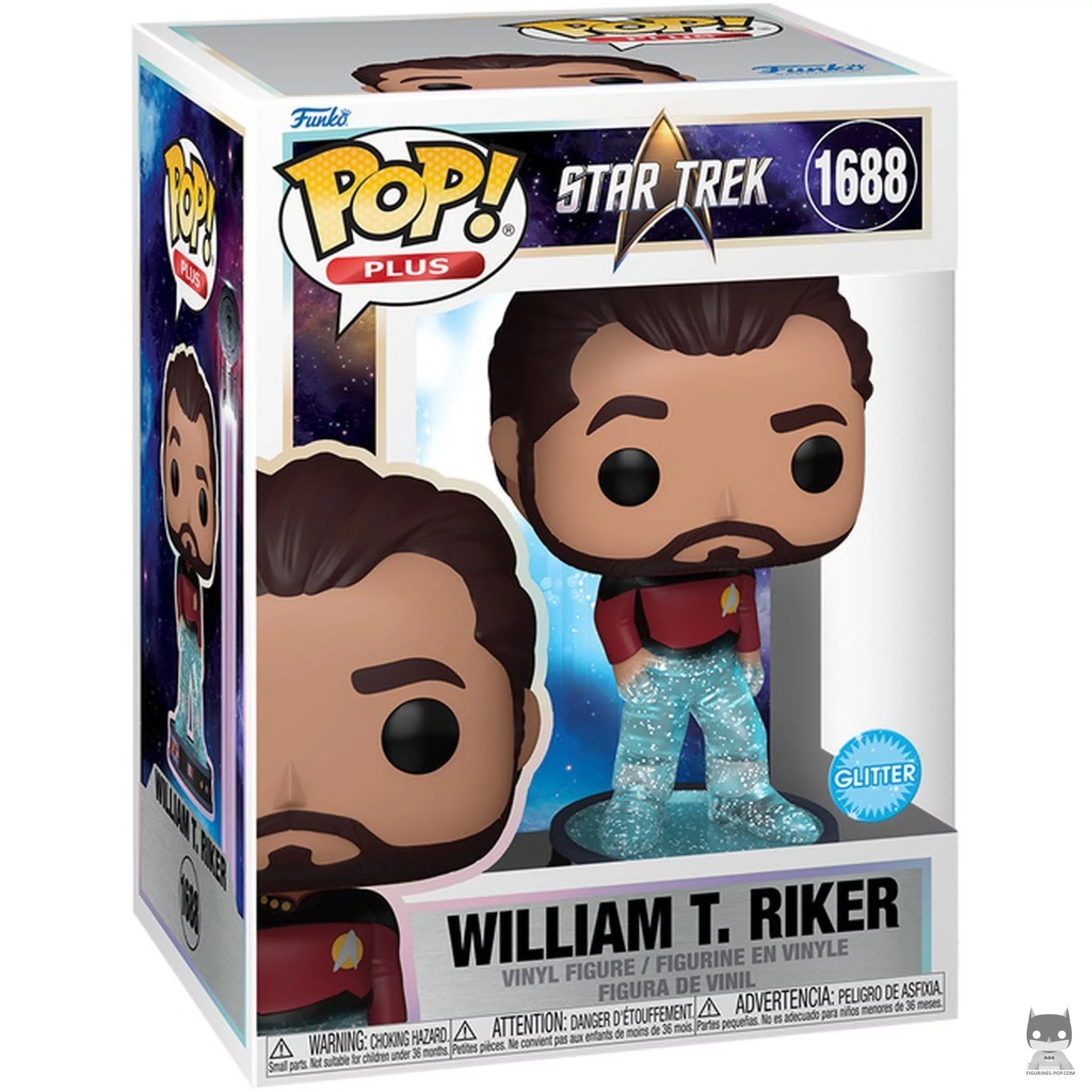 William T. Riker (Glitter) Funko Pop! figure (Star Trek)