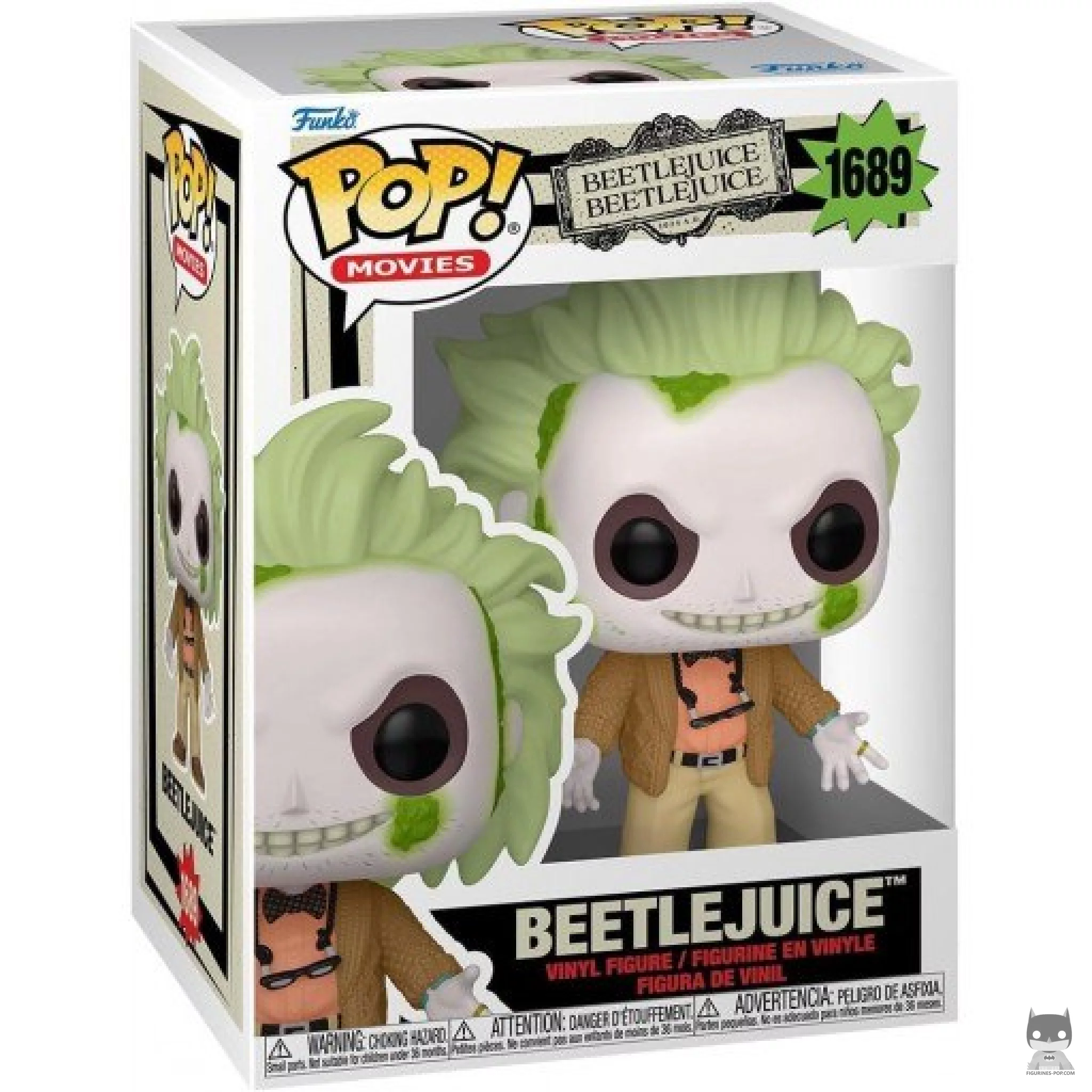 Beetlejuice Funko Pop! figure in its box