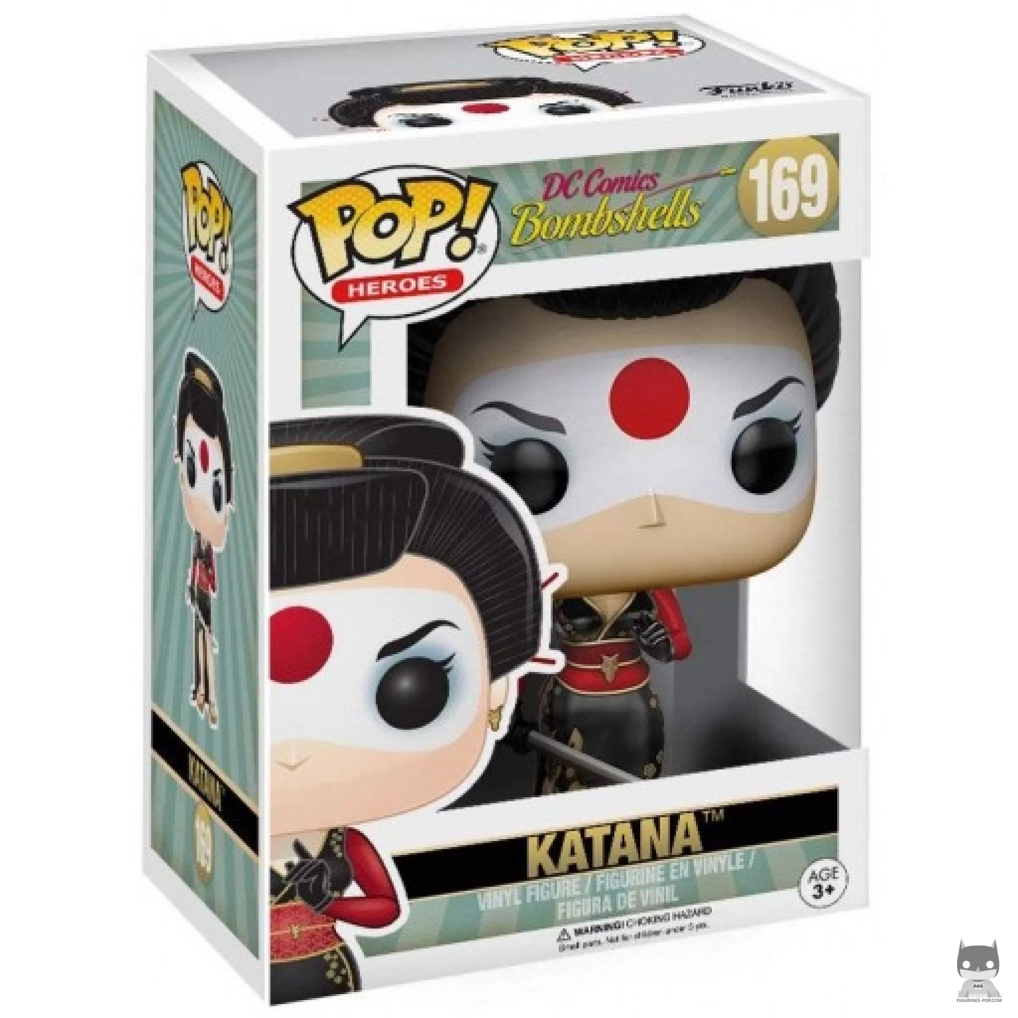 Katana Funko Pop! figure in its box