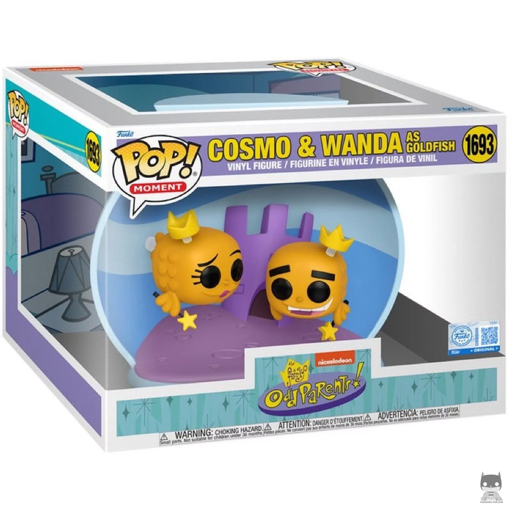 Cosmo & Wanda as goldfish - Moment Funko Pop! figure in its box