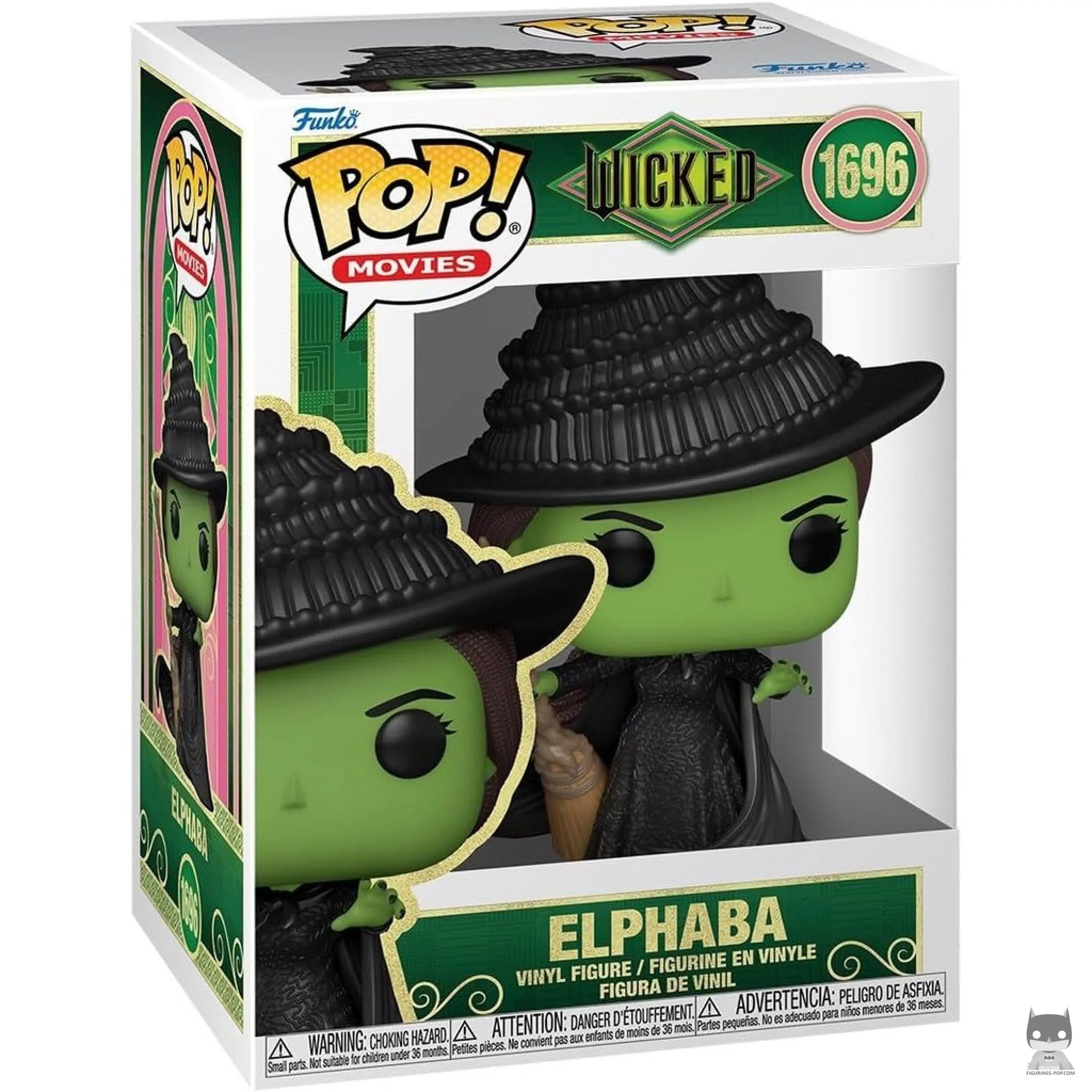 Elphaba Funko Pop! figure in its box