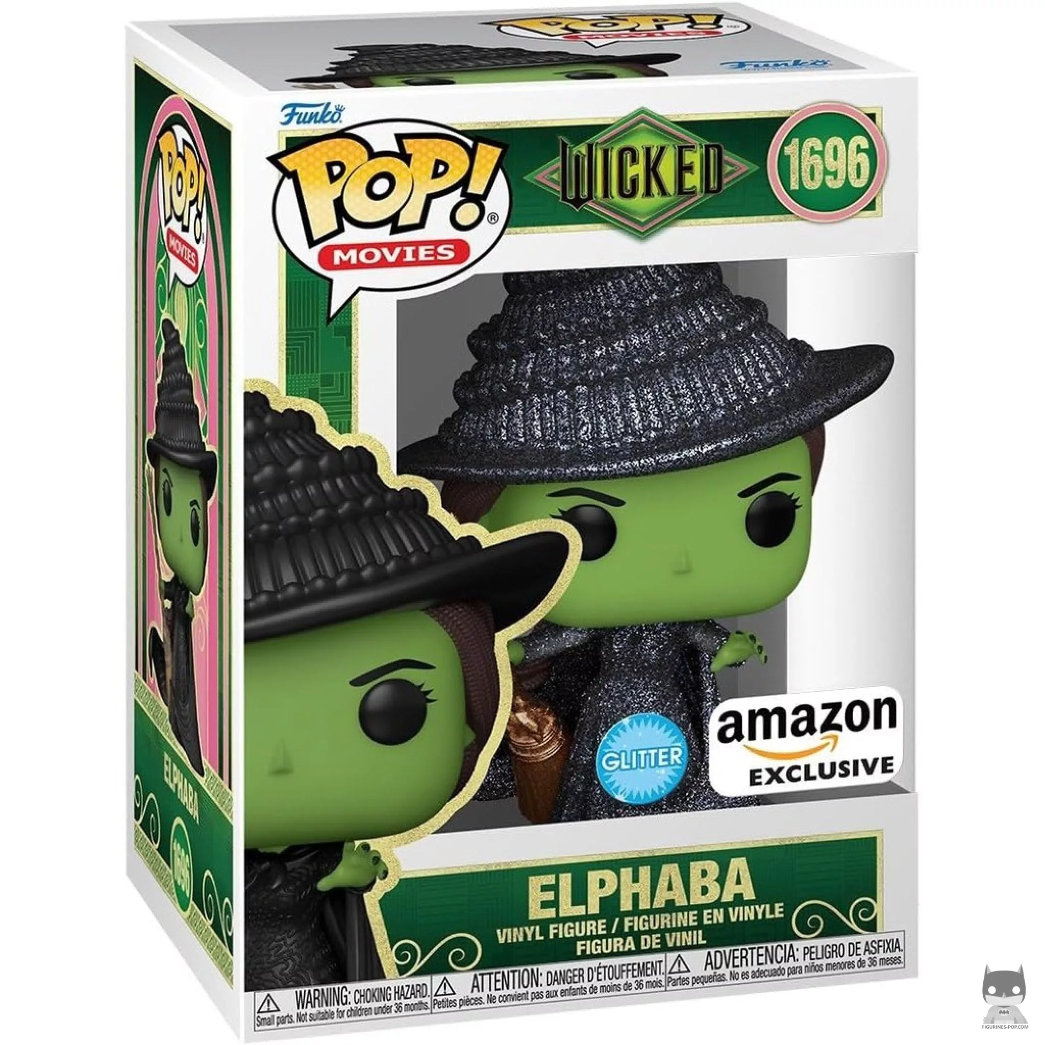 Elphaba (Diamond Glitter) Funko Pop! figure in its box