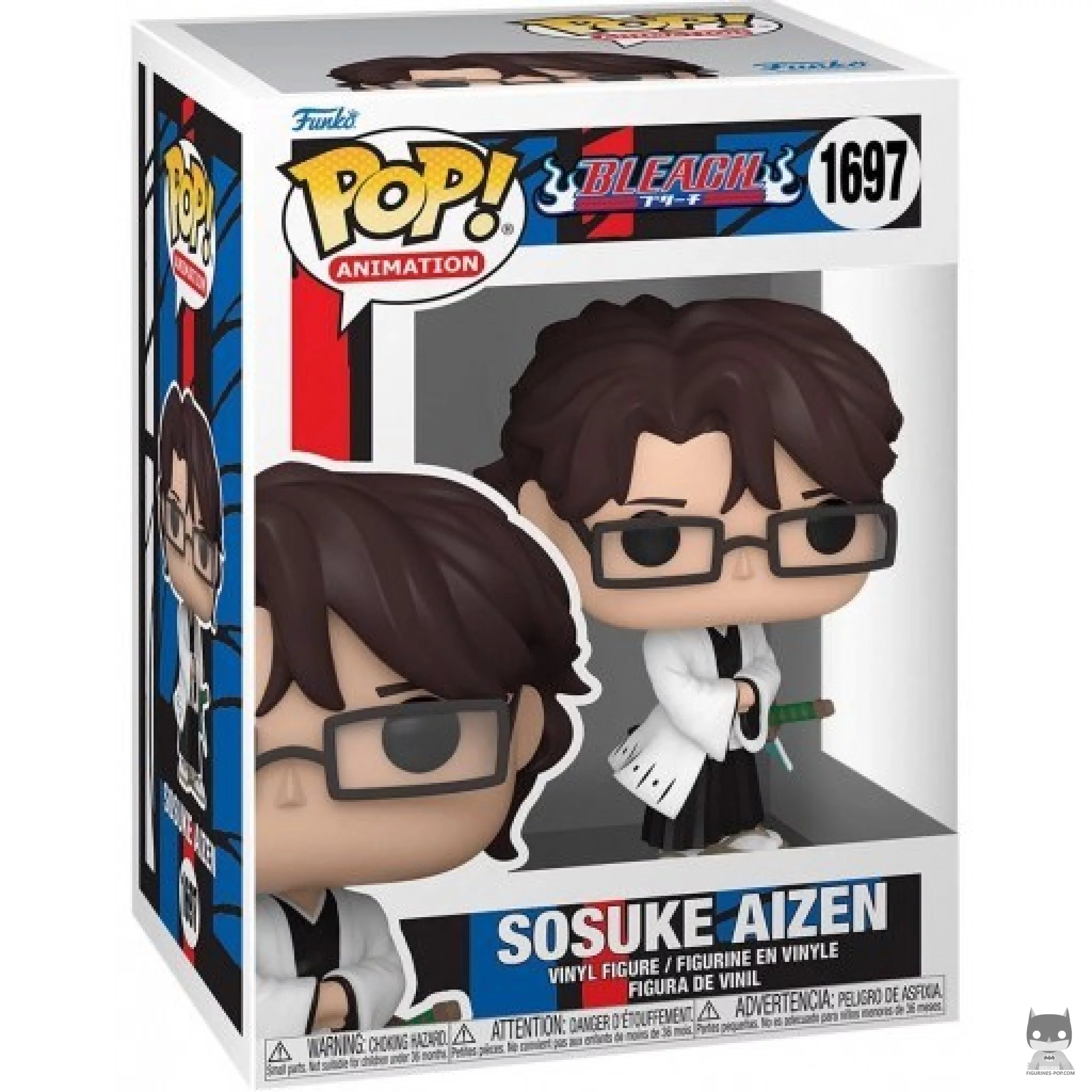 Sosuke Aizen Funko Pop! figure in its box