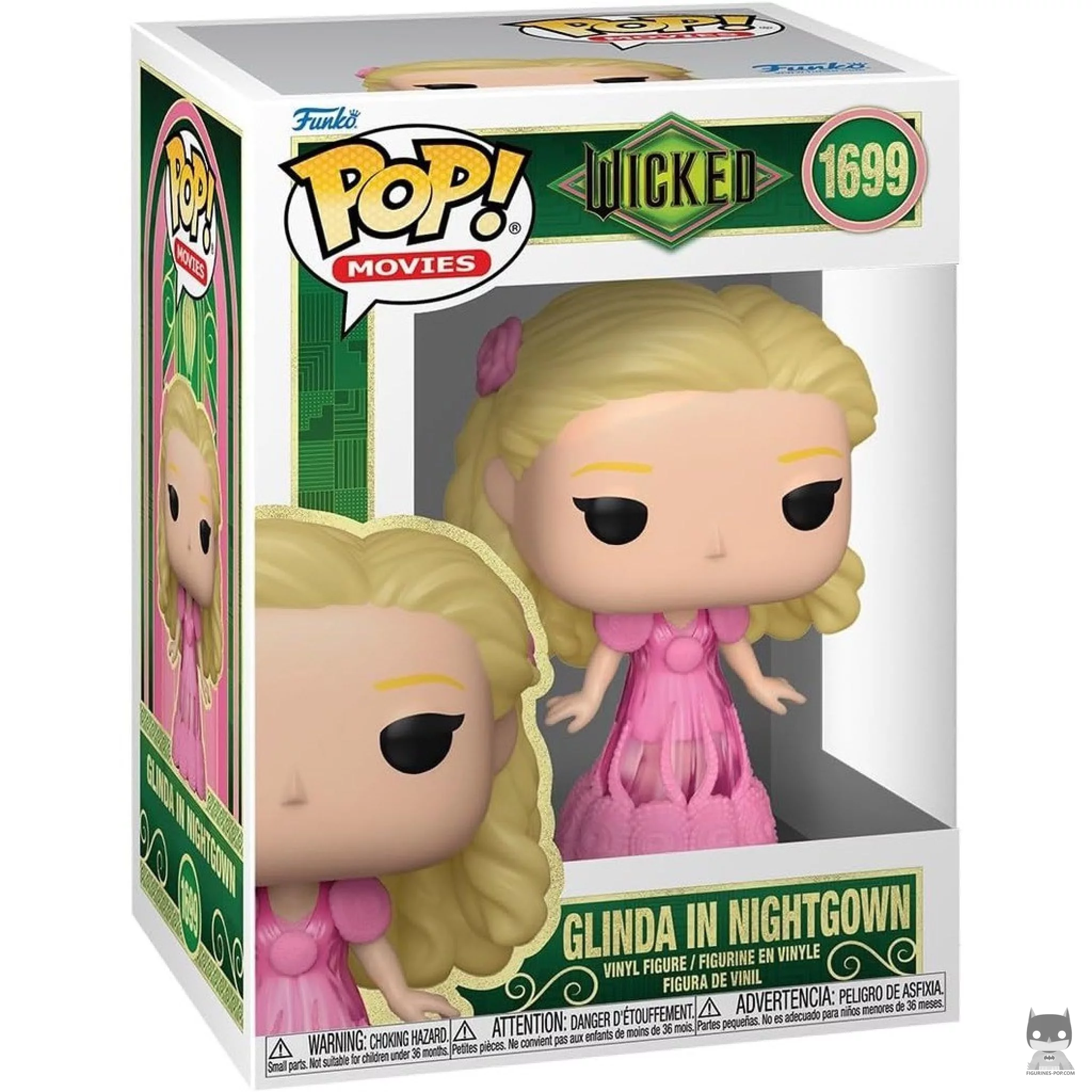 Glinda in Nightgown Funko Pop! figure in its box