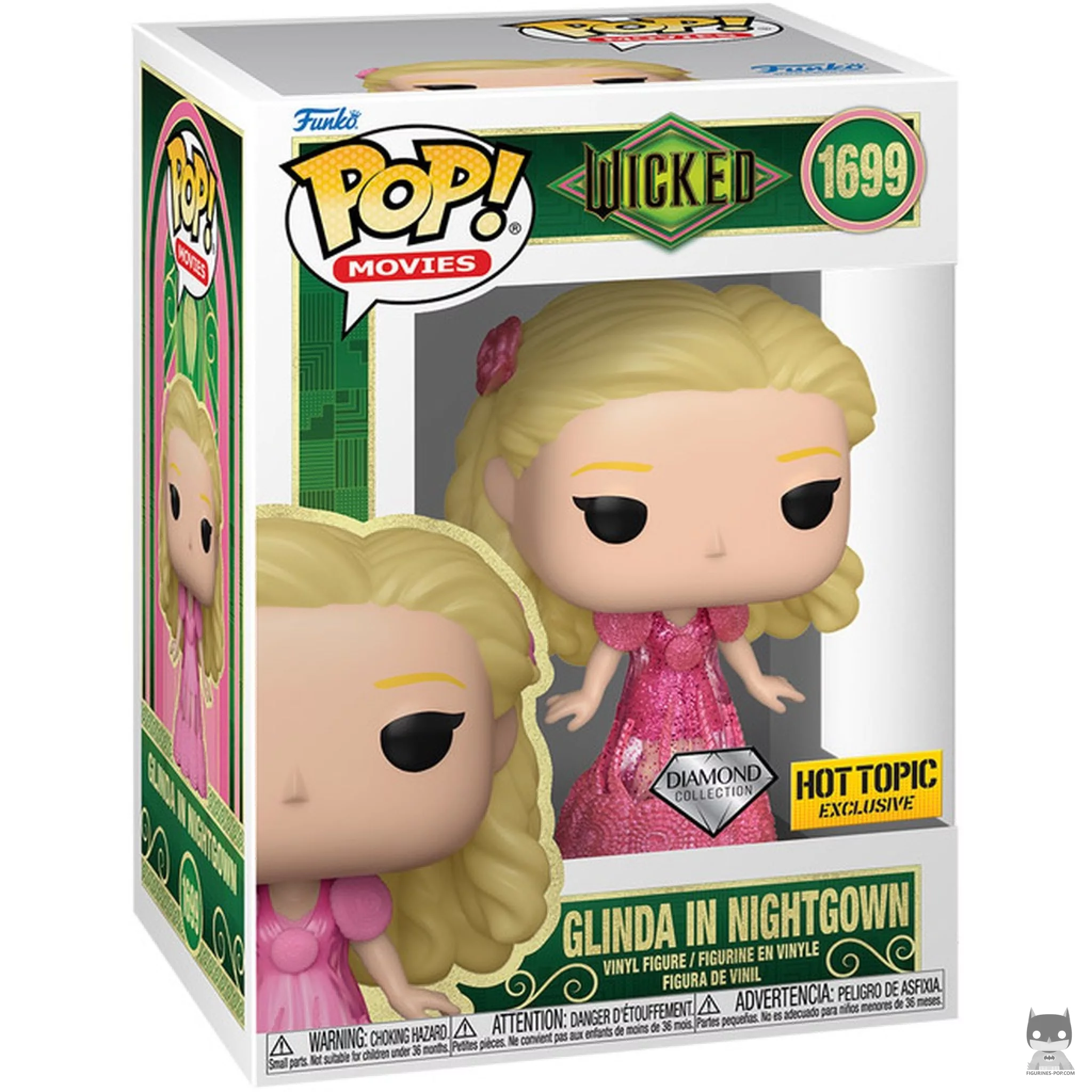 Glinda in Nightgown (Diamond Glitter) Funko Pop! figure in its box
