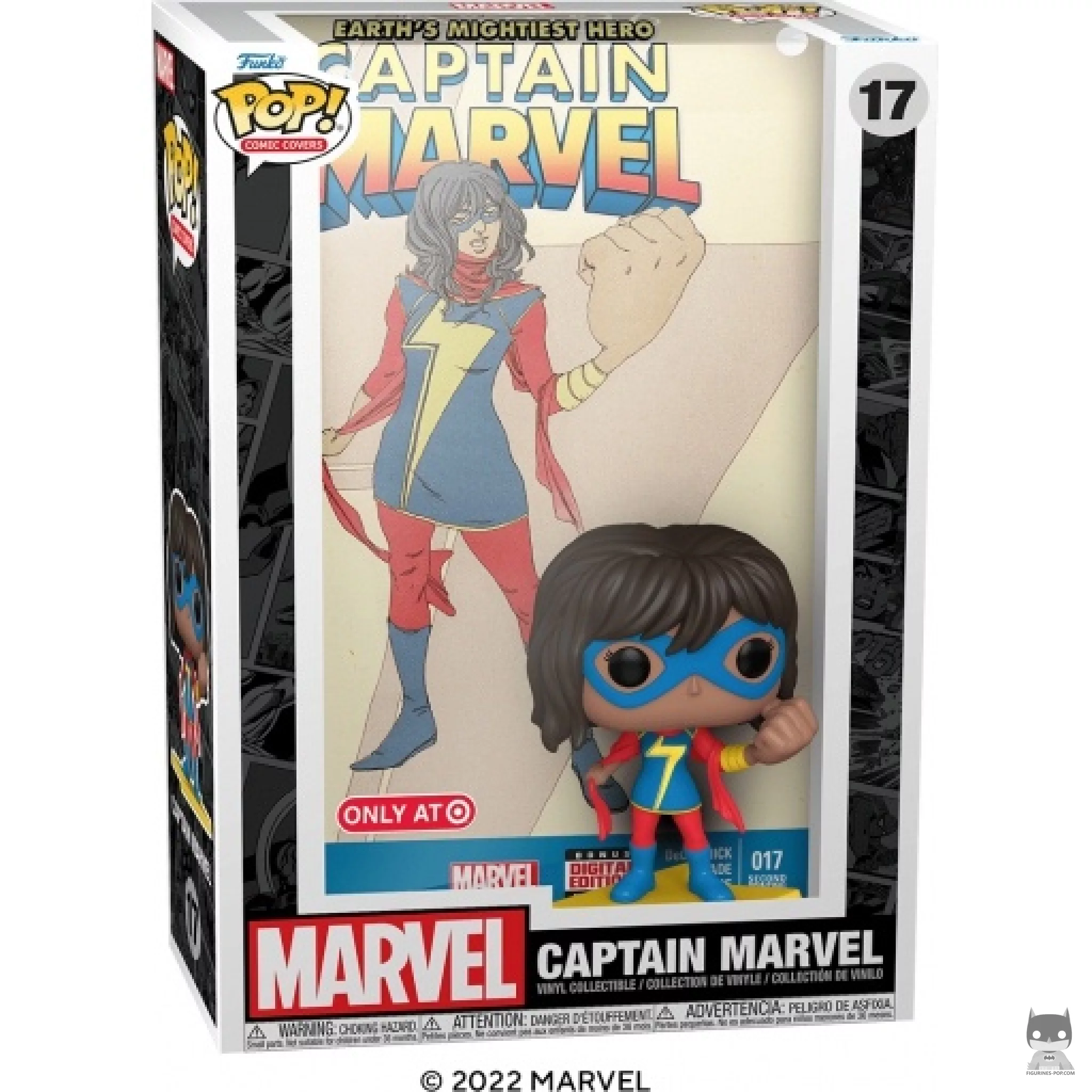 Captain Marvel Funko Pop! figure in its box