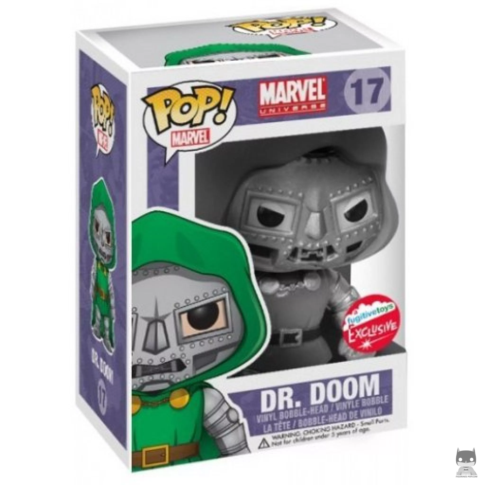 Dr. Doom (Black & White) Funko Pop! figure in its box