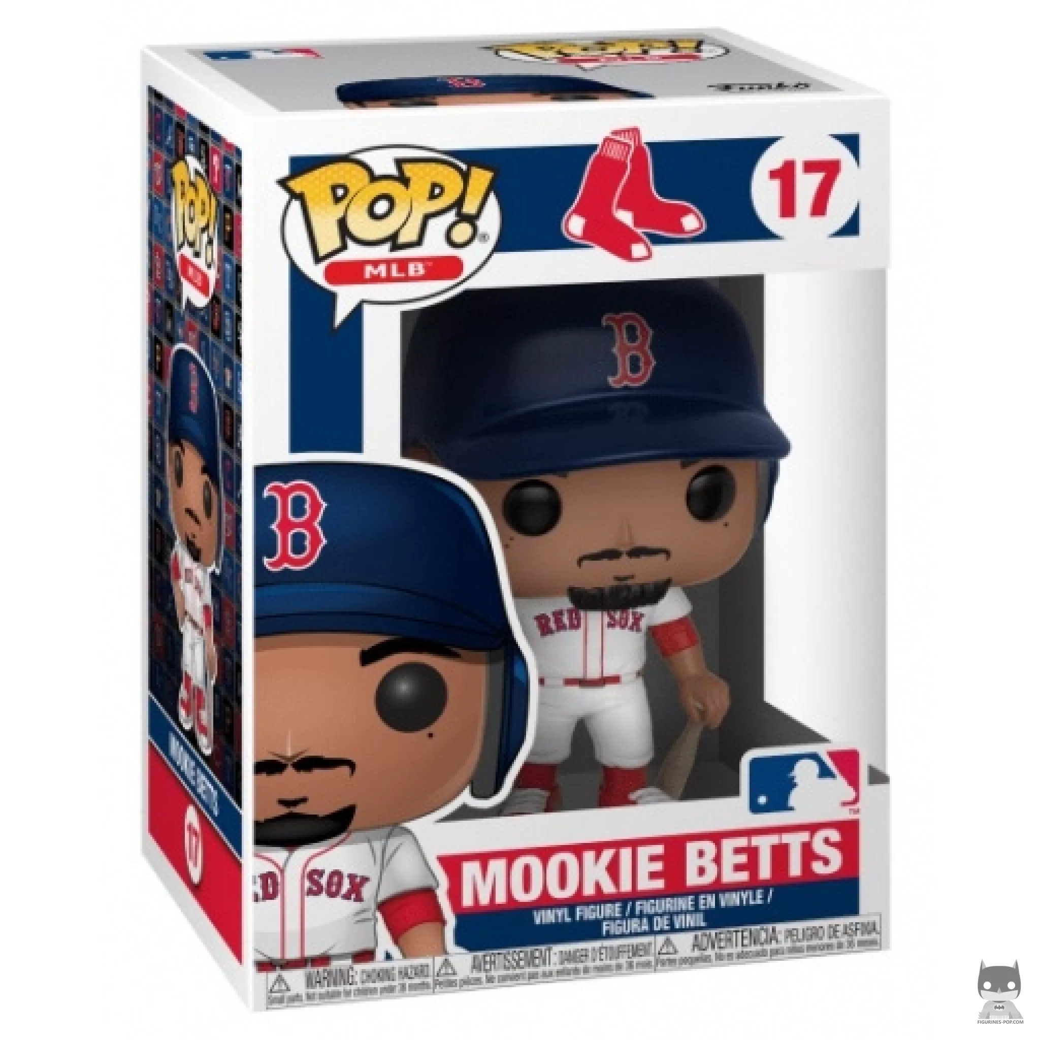 Mookie Betts Funko Pop! figure in its box