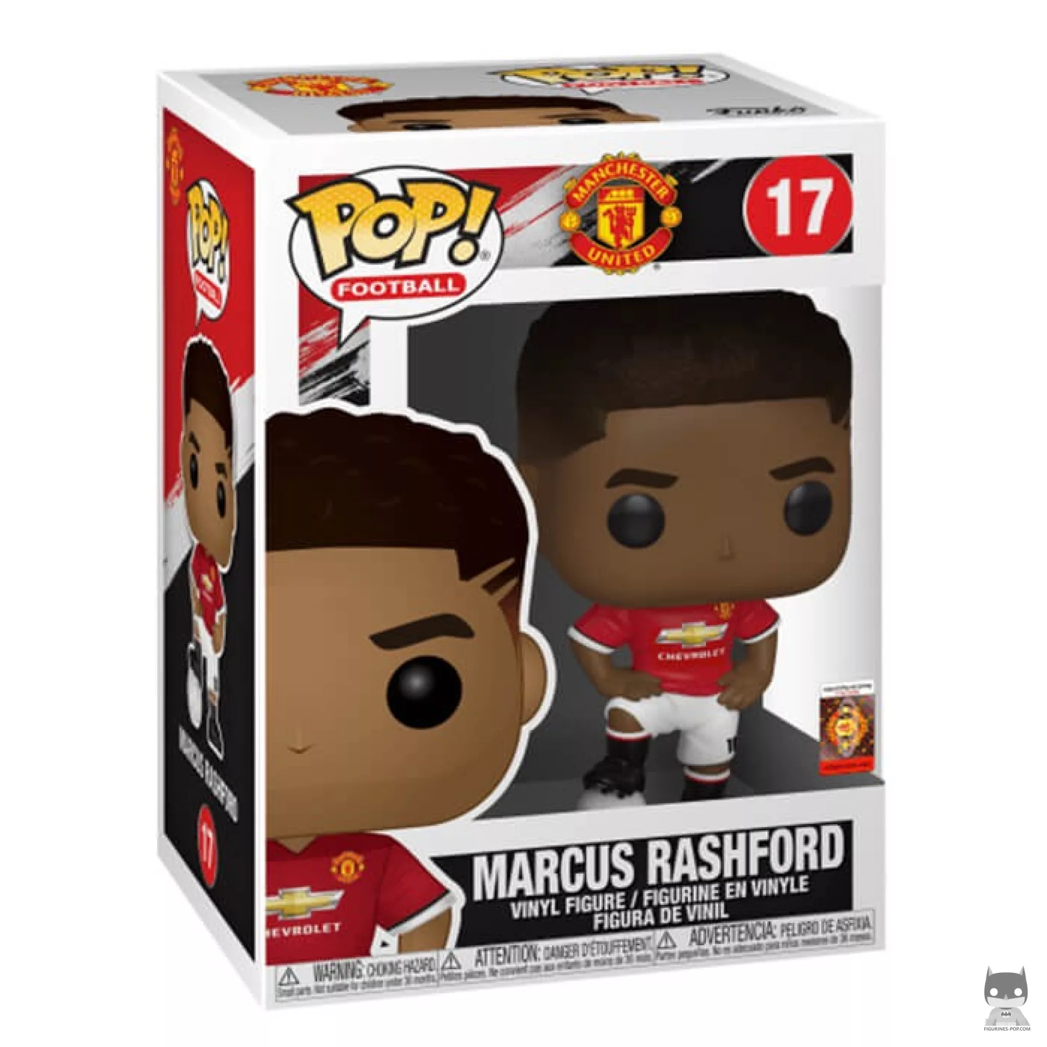 Marcus Rashford (Manchester United) Funko Pop! figure in its box
