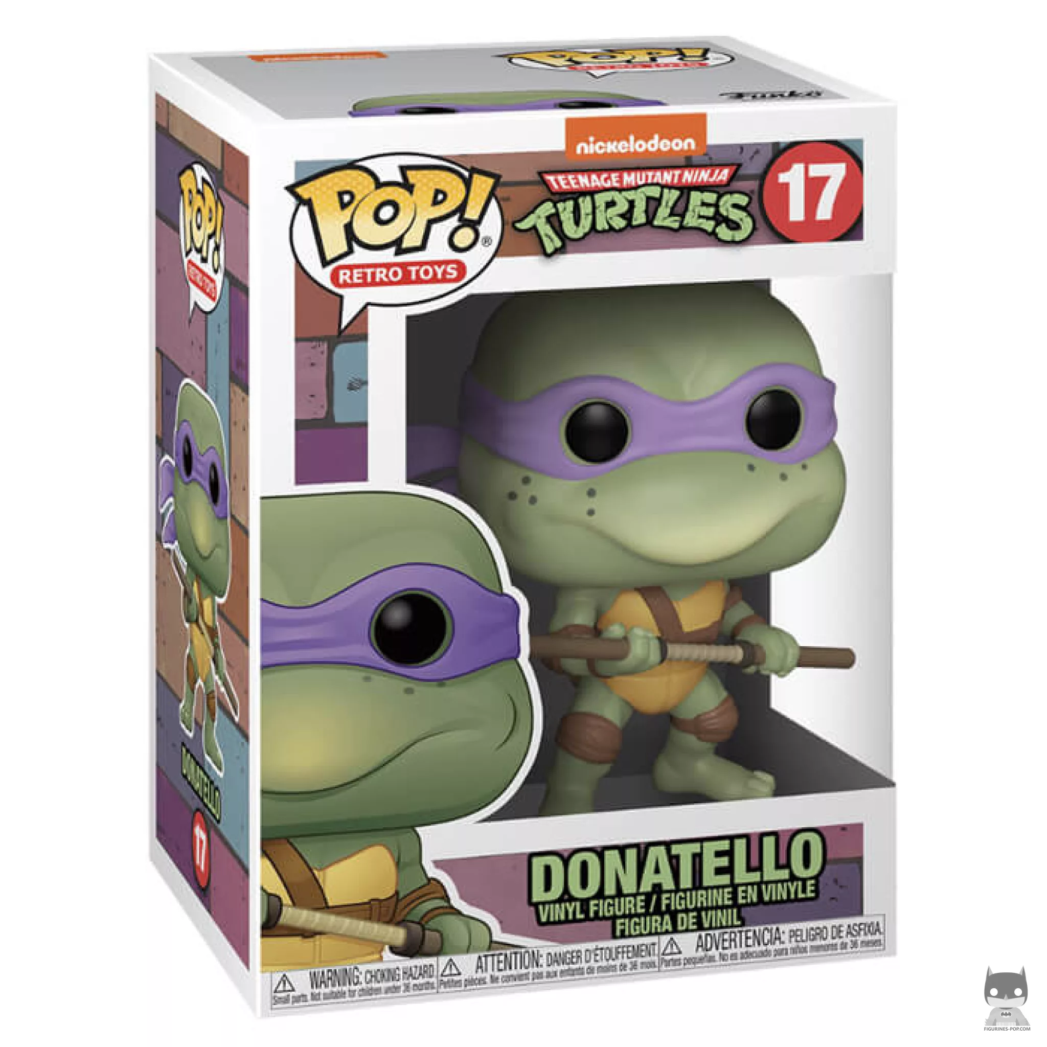Donatello Funko Pop! figure in its box