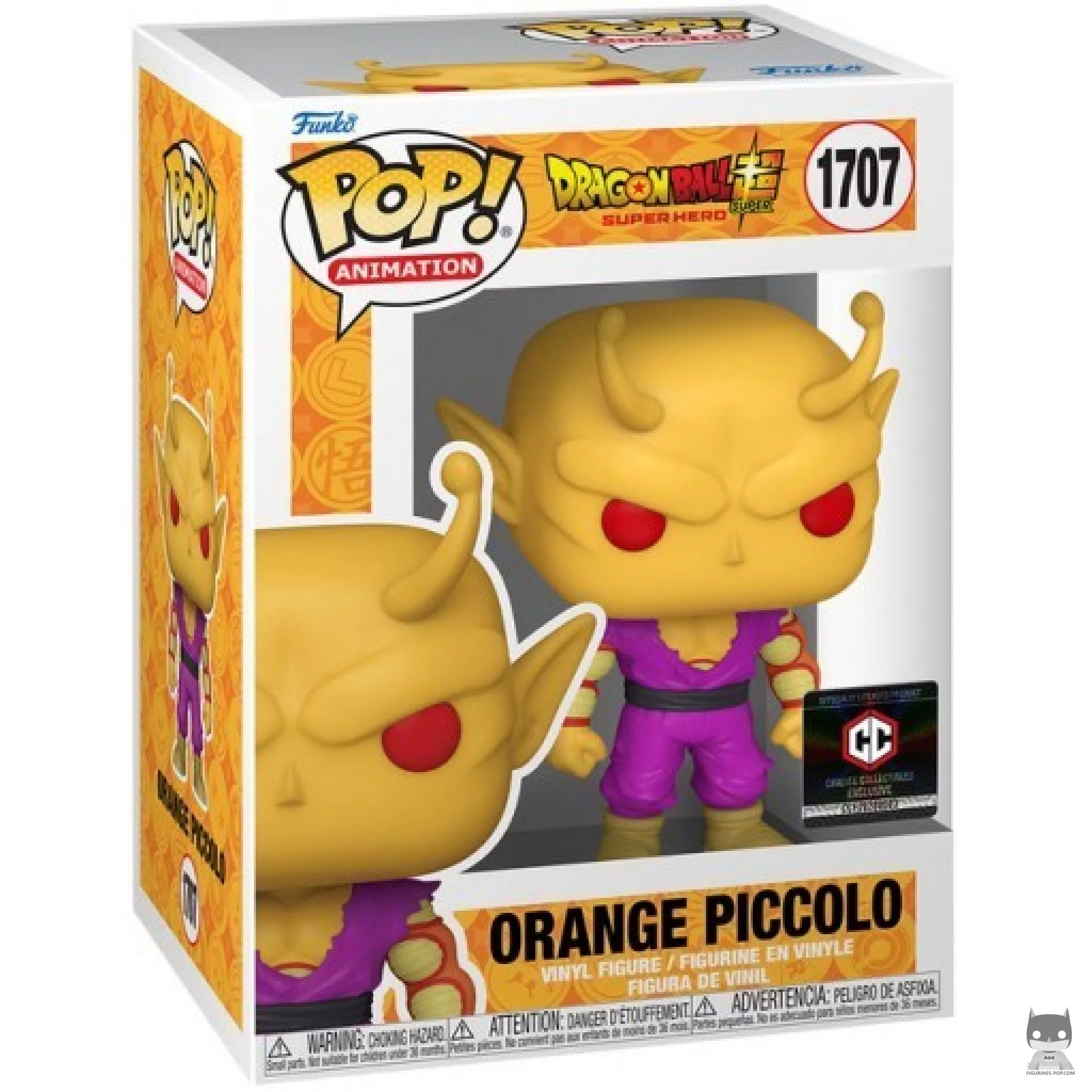 Orange Piccolo Funko Pop! figure in its box