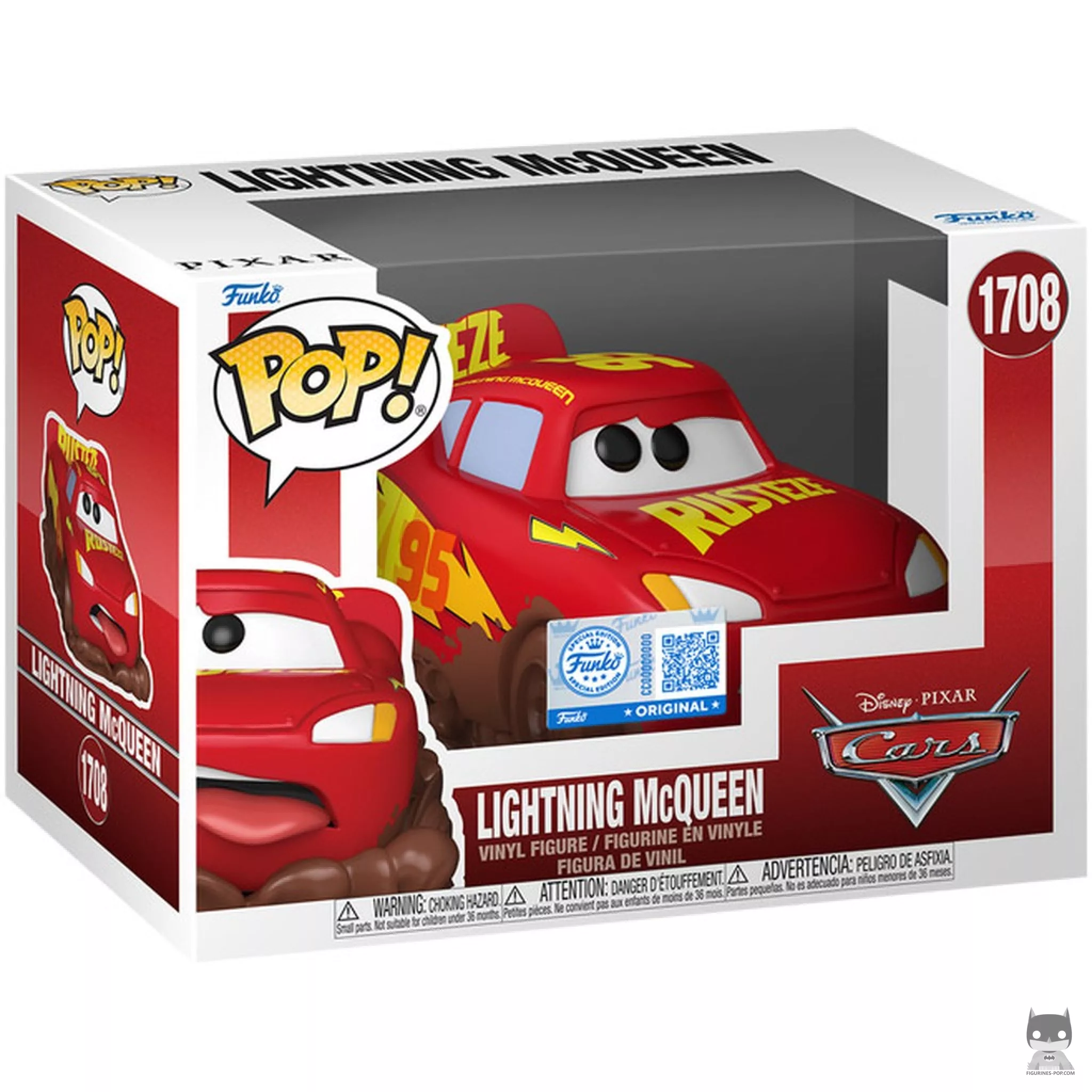 Lightning McQueen Funko Pop! figure in its box