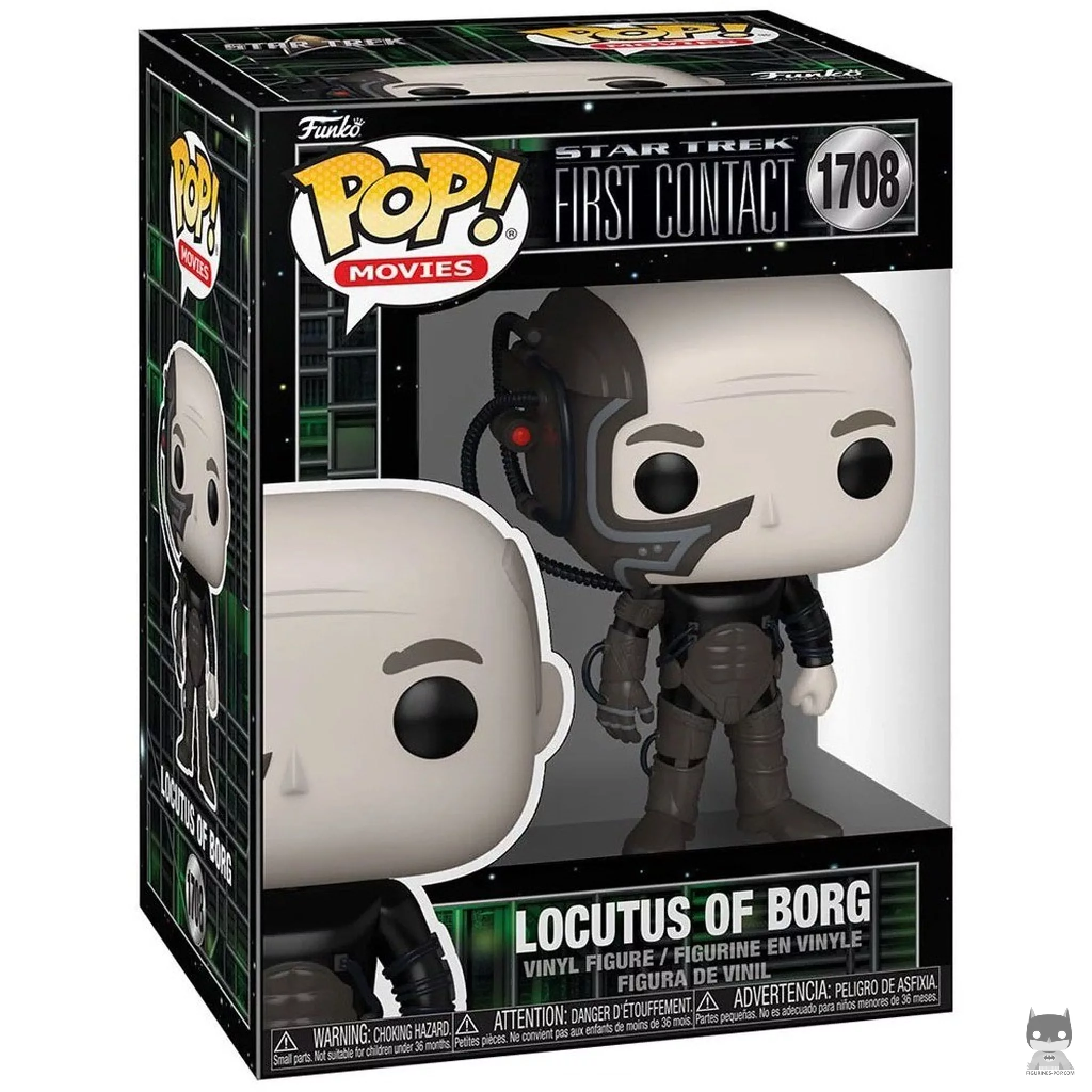 Locutus of Borg Funko Pop! figure in its box