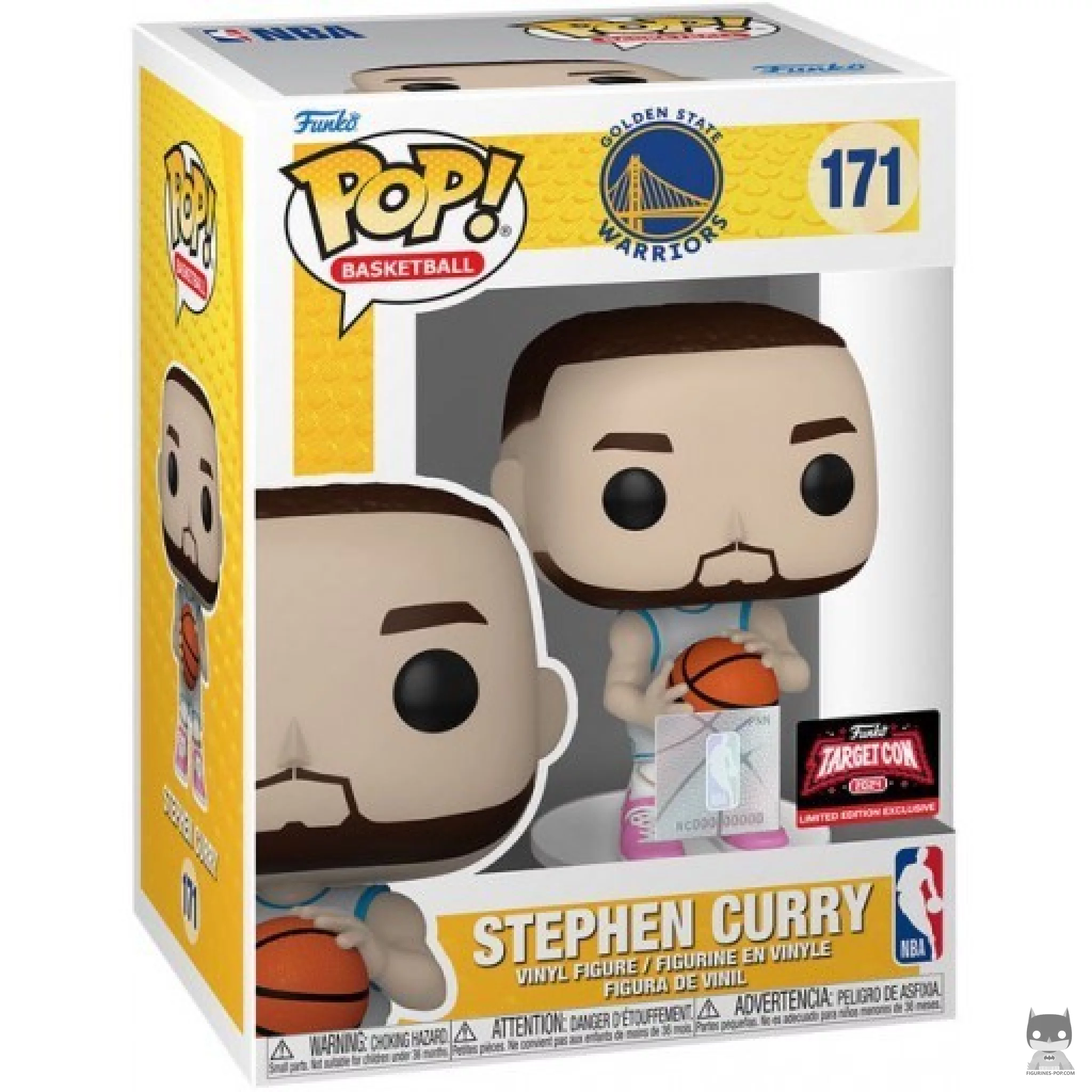 Stephen Curry Funko Pop! figure in its box