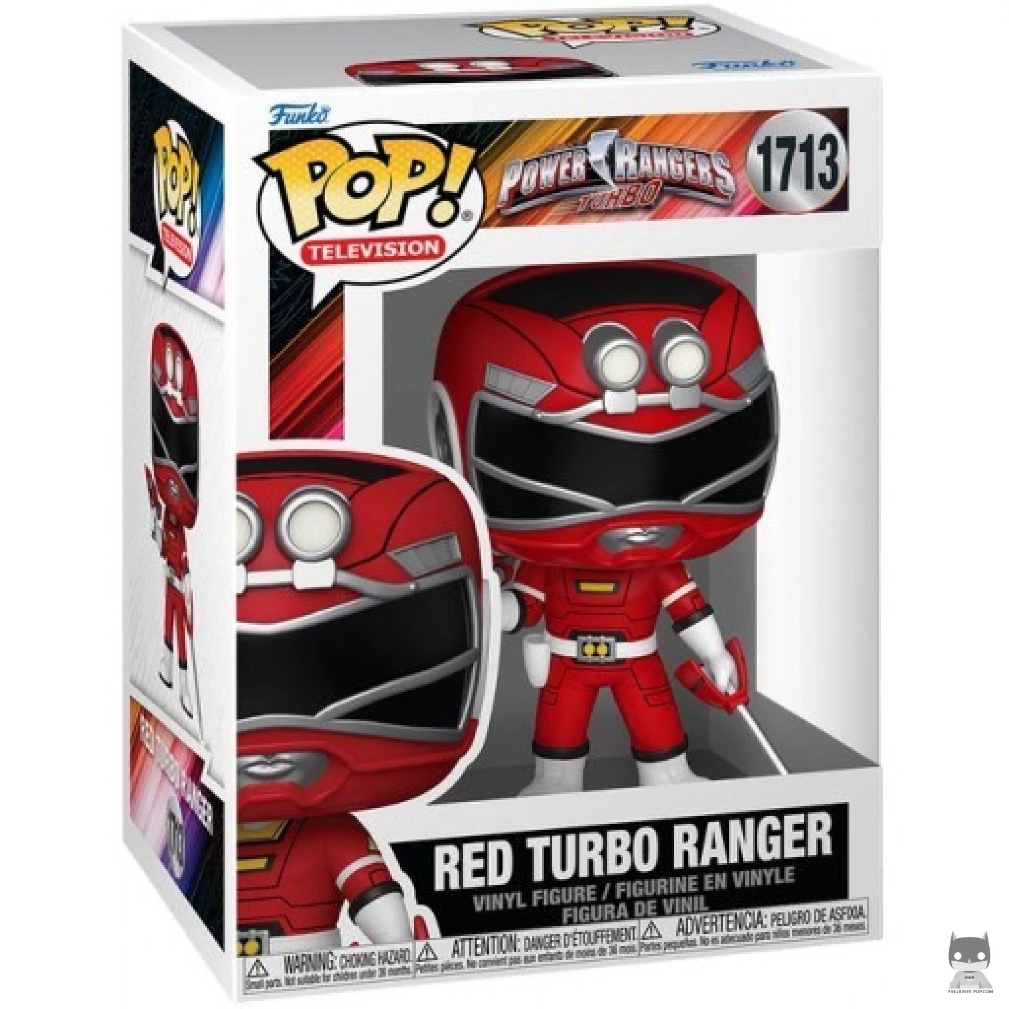 Red Turbo Ranger Funko Pop! figure in its box