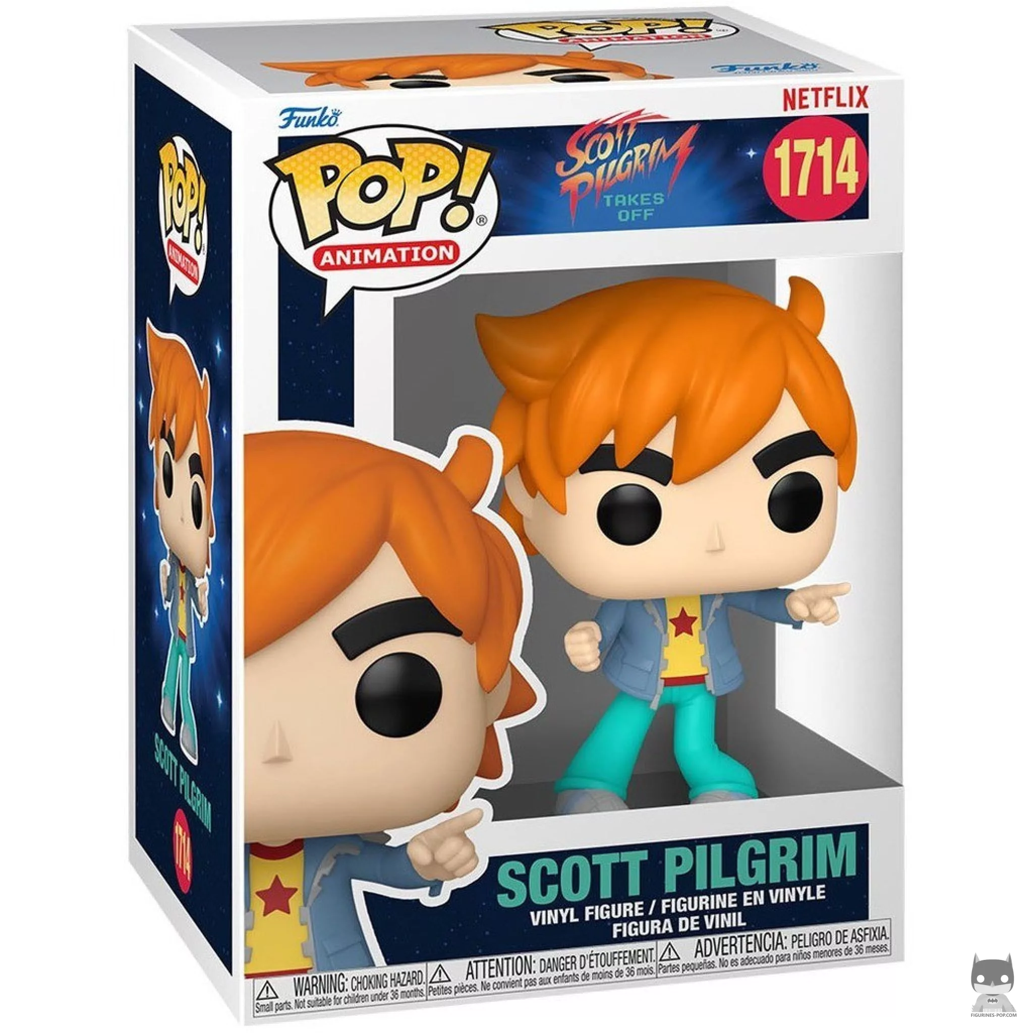 Scott Pilgrim Funko Pop! figure in its box