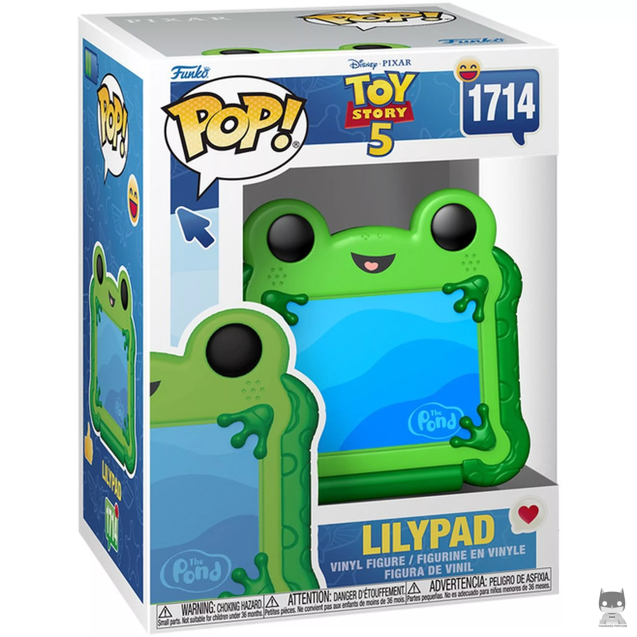 Lilypad Funko Pop! figure in its box