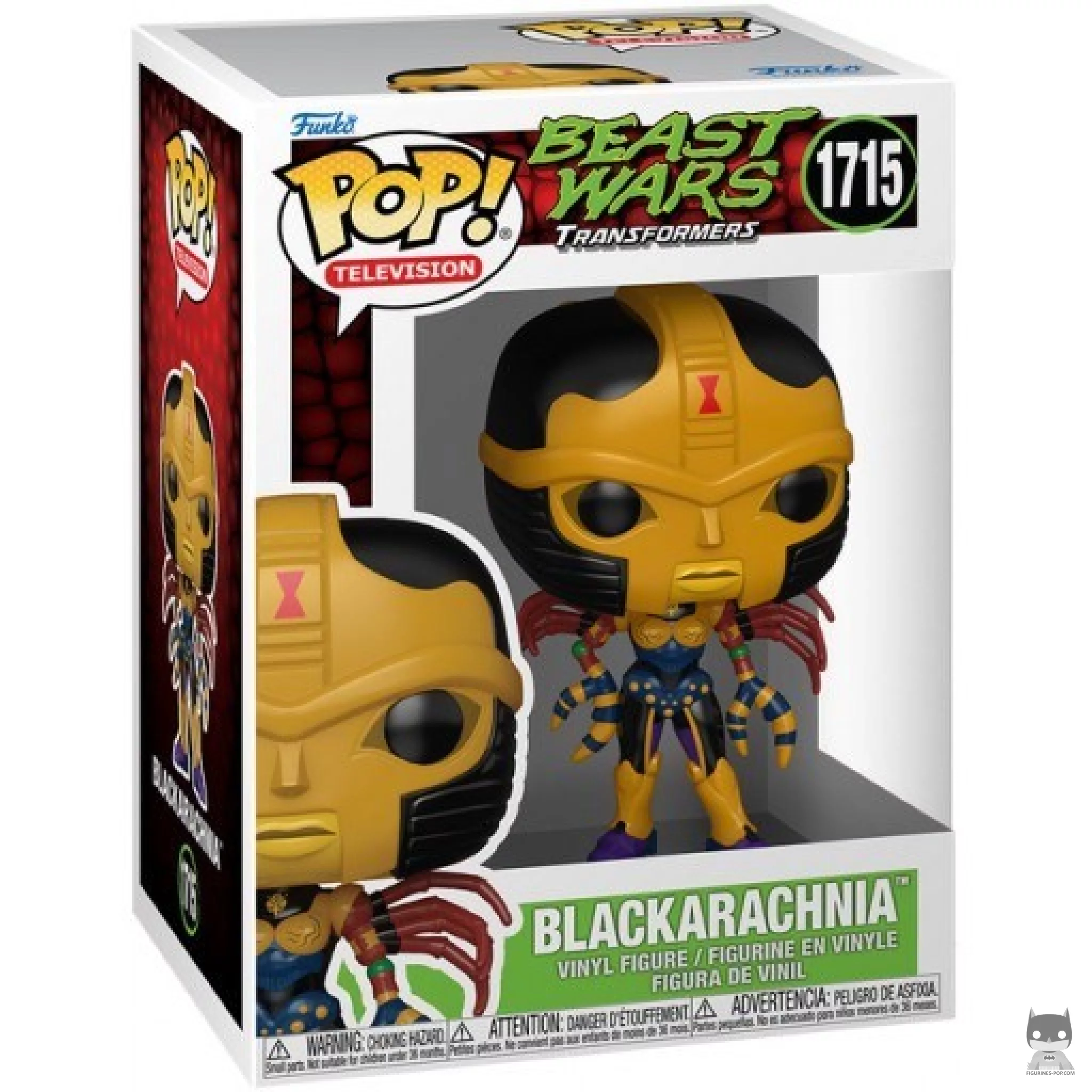 Blackarachnia Funko Pop! figure in its box