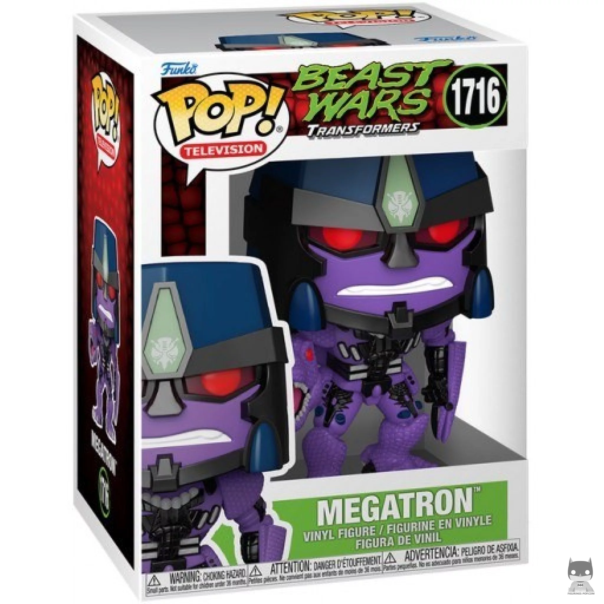 Megatron Funko Pop! figure in its box