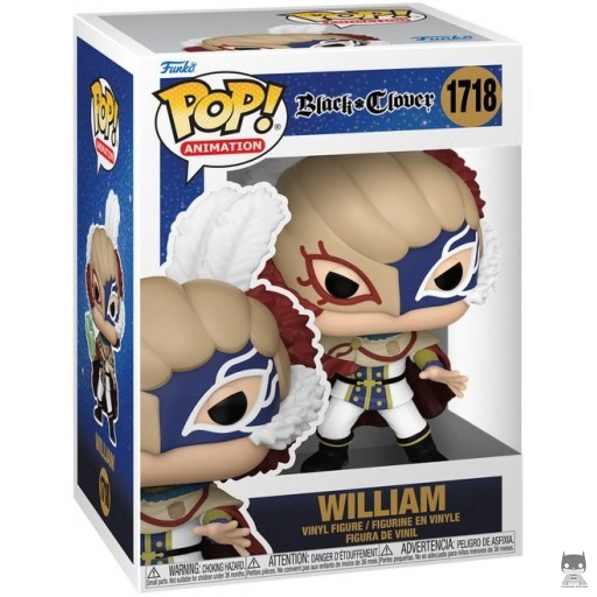 William Funko Pop! figure in its box