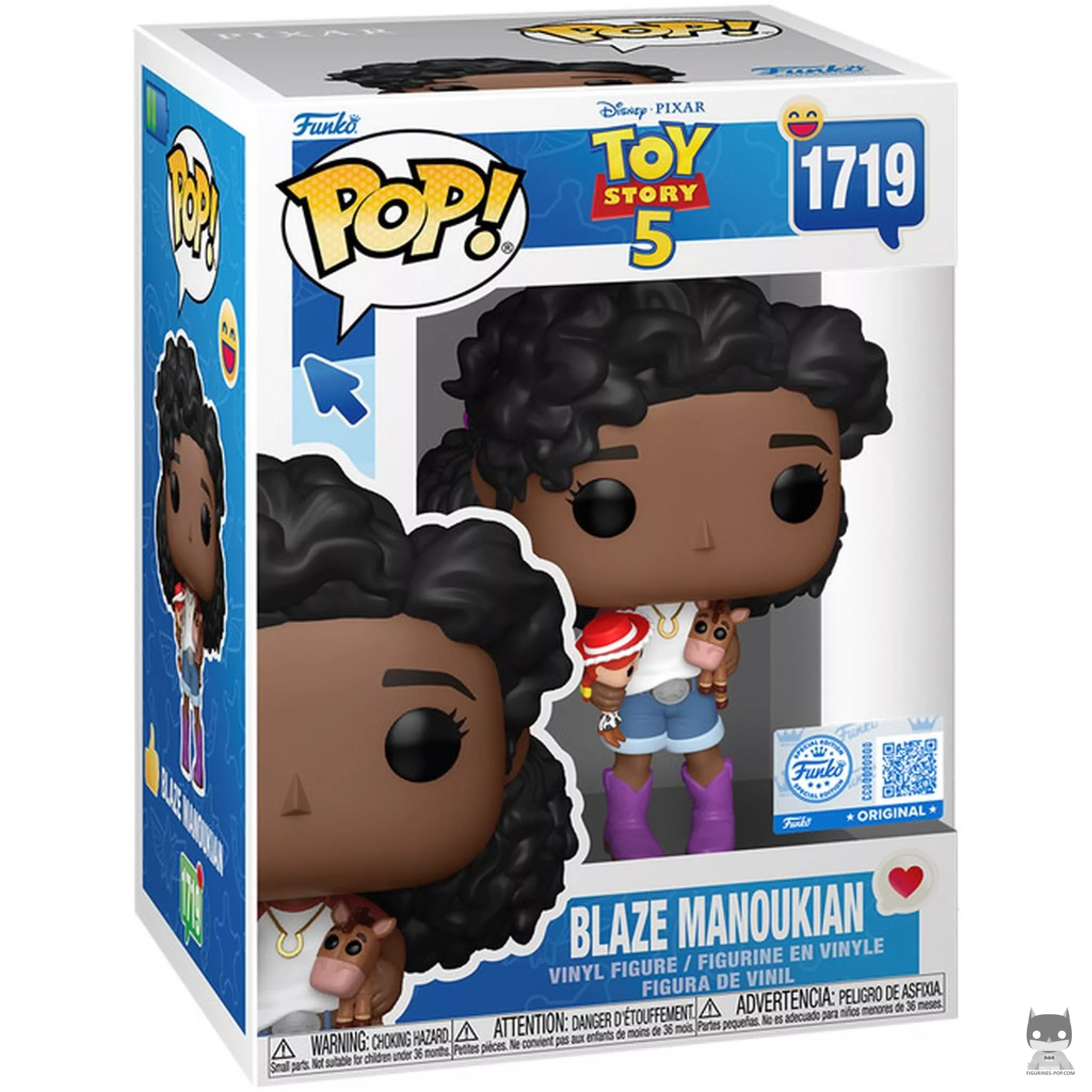 Blaze Manoukian Funko Pop! figure in its box