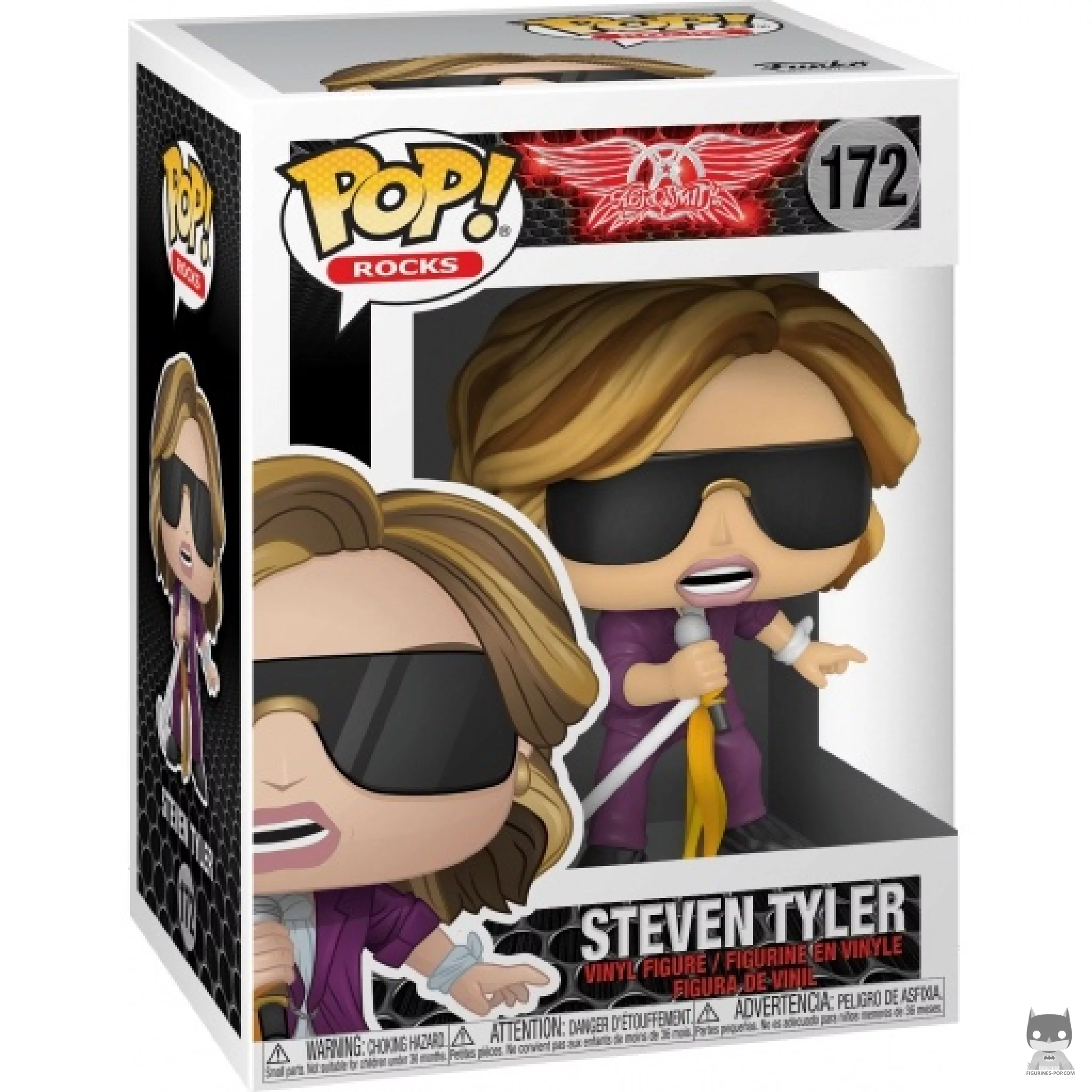 Steven Tyler Funko Pop! figure in its box