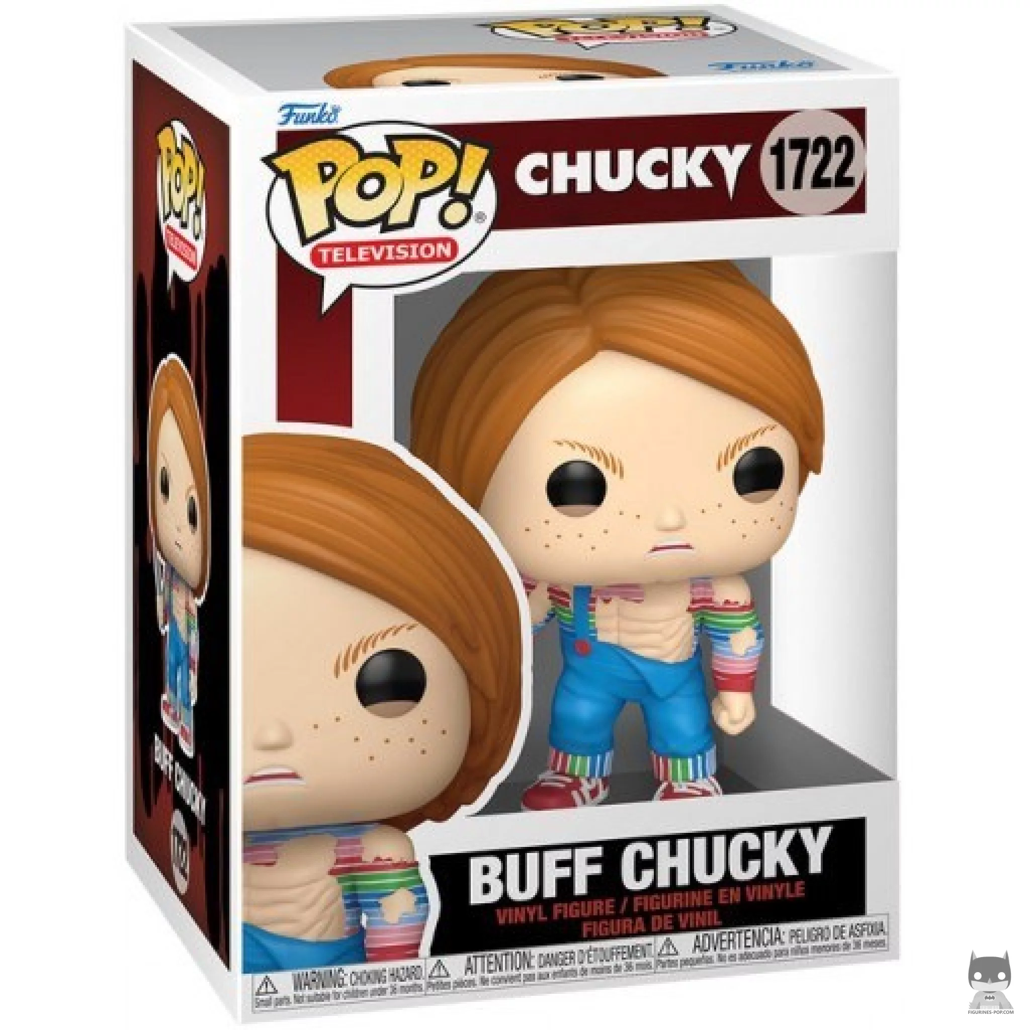 Buff Chucky Funko Pop! figure in its box