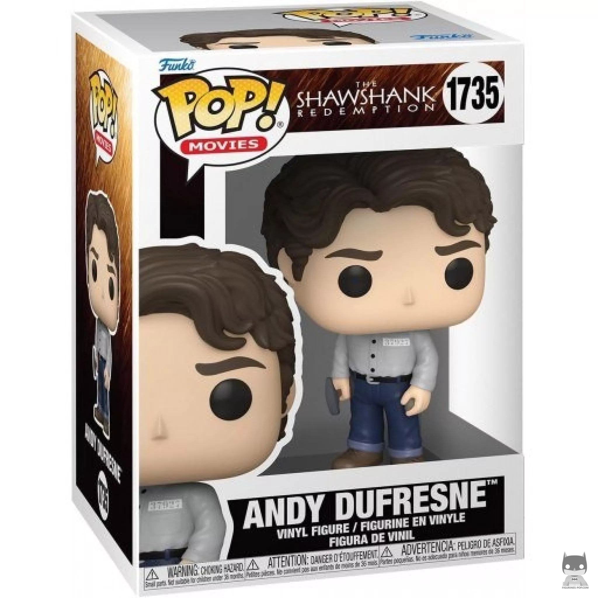 Andy Dufresne Funko Pop! figure in its box