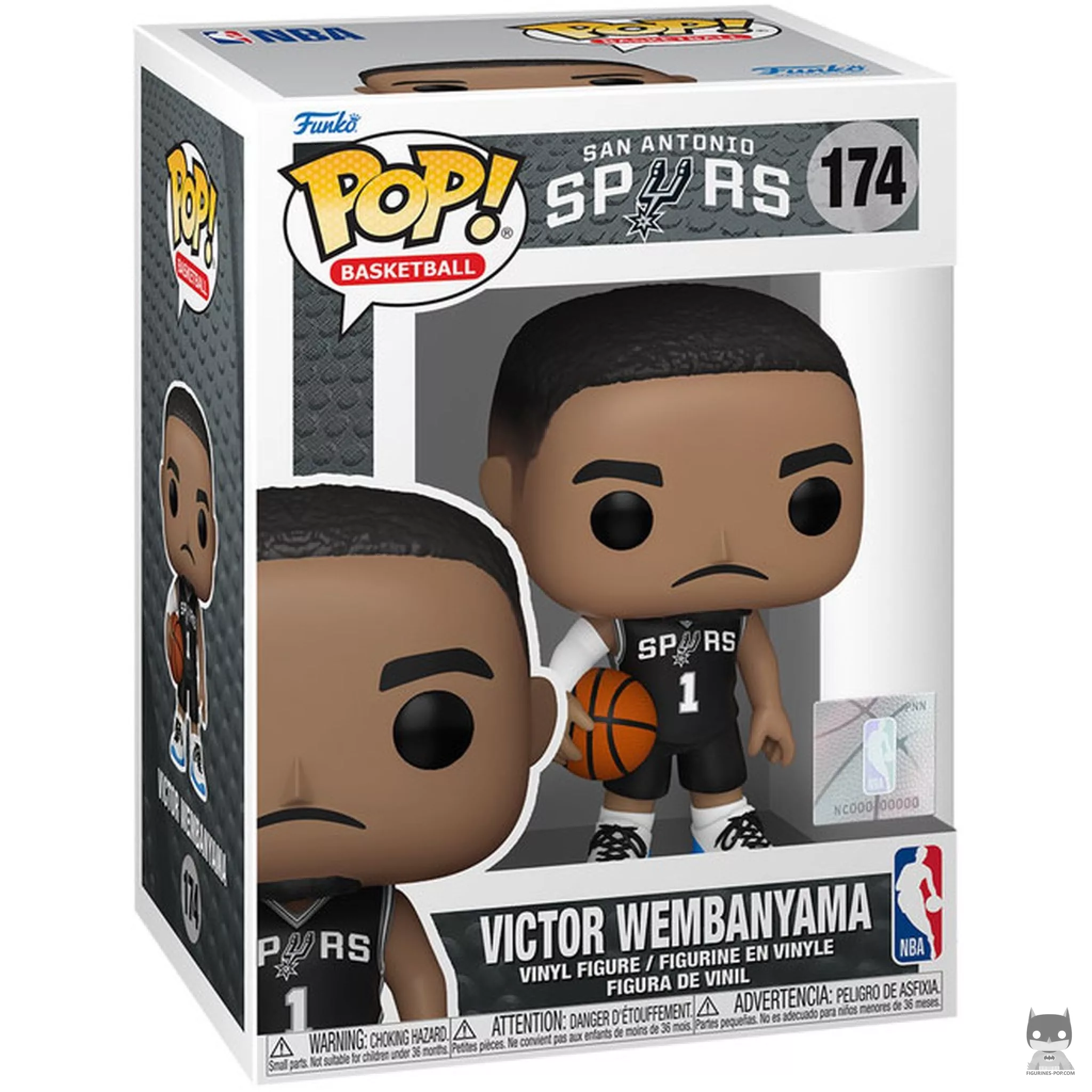 Victor Wembanyama Funko Pop! figure in its box