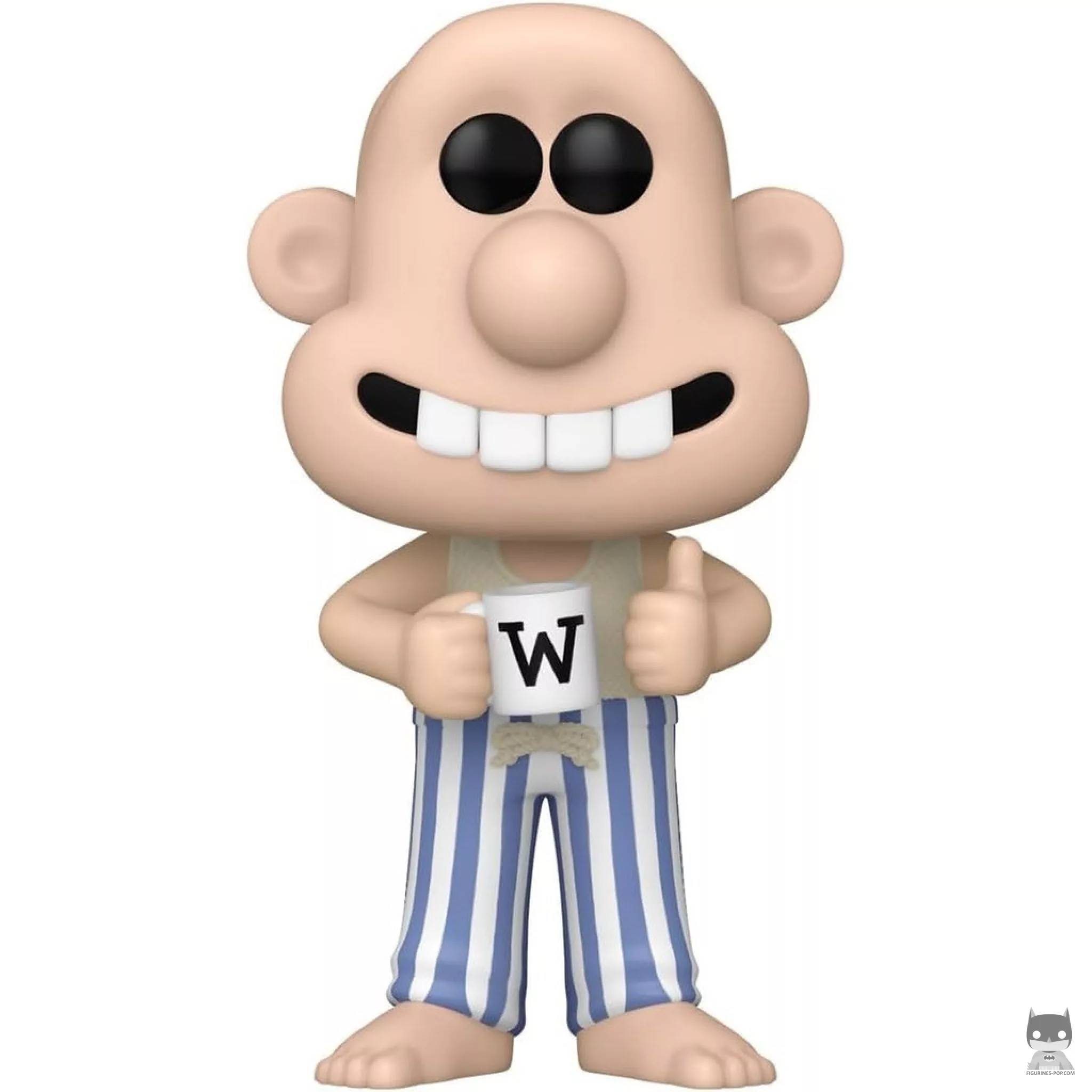 Wallace in pyjamas Funko Pop! figure (Wallace and Gromit)
