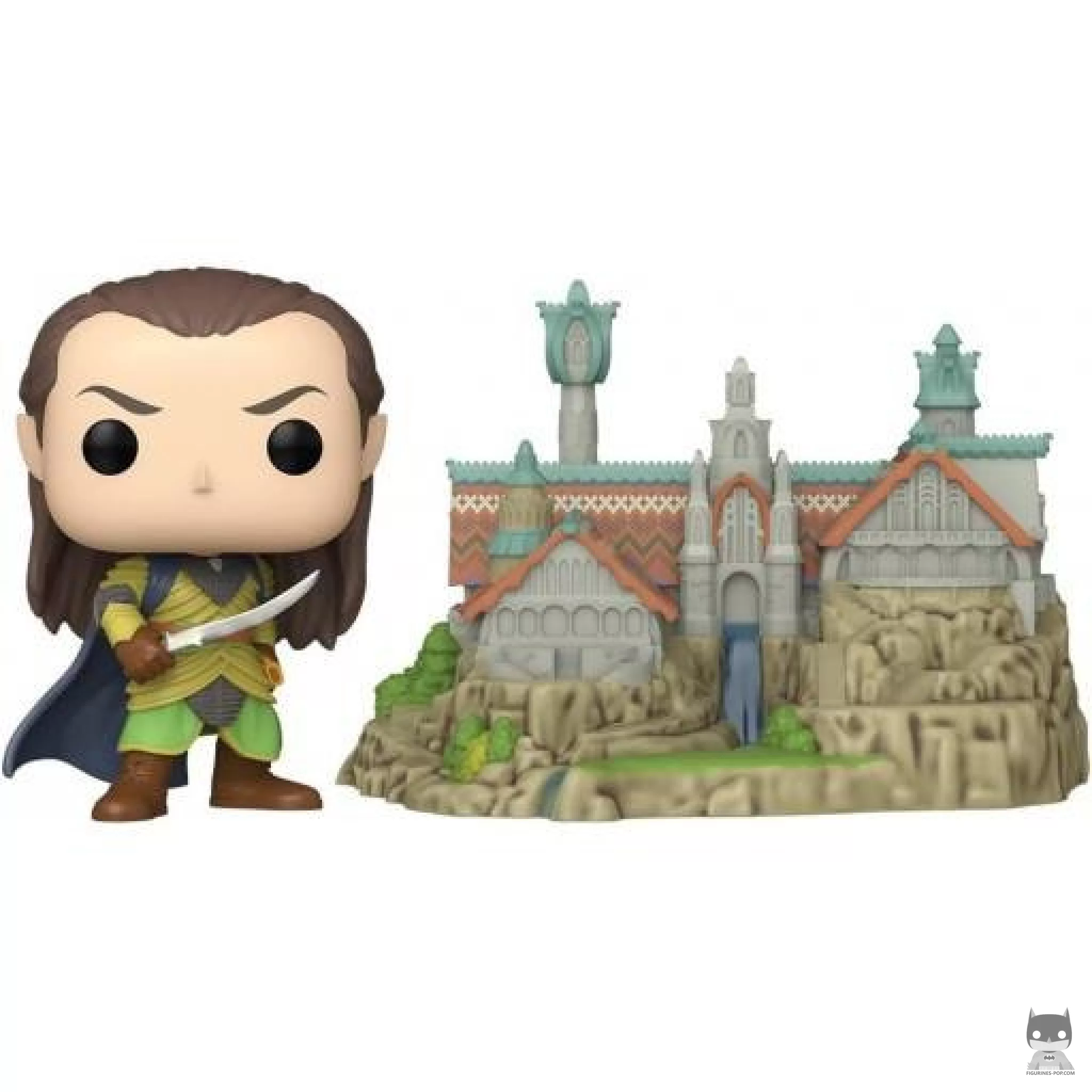 Lord Elrond with Rivendell Funko Pop! figure (Lord of the Rings)