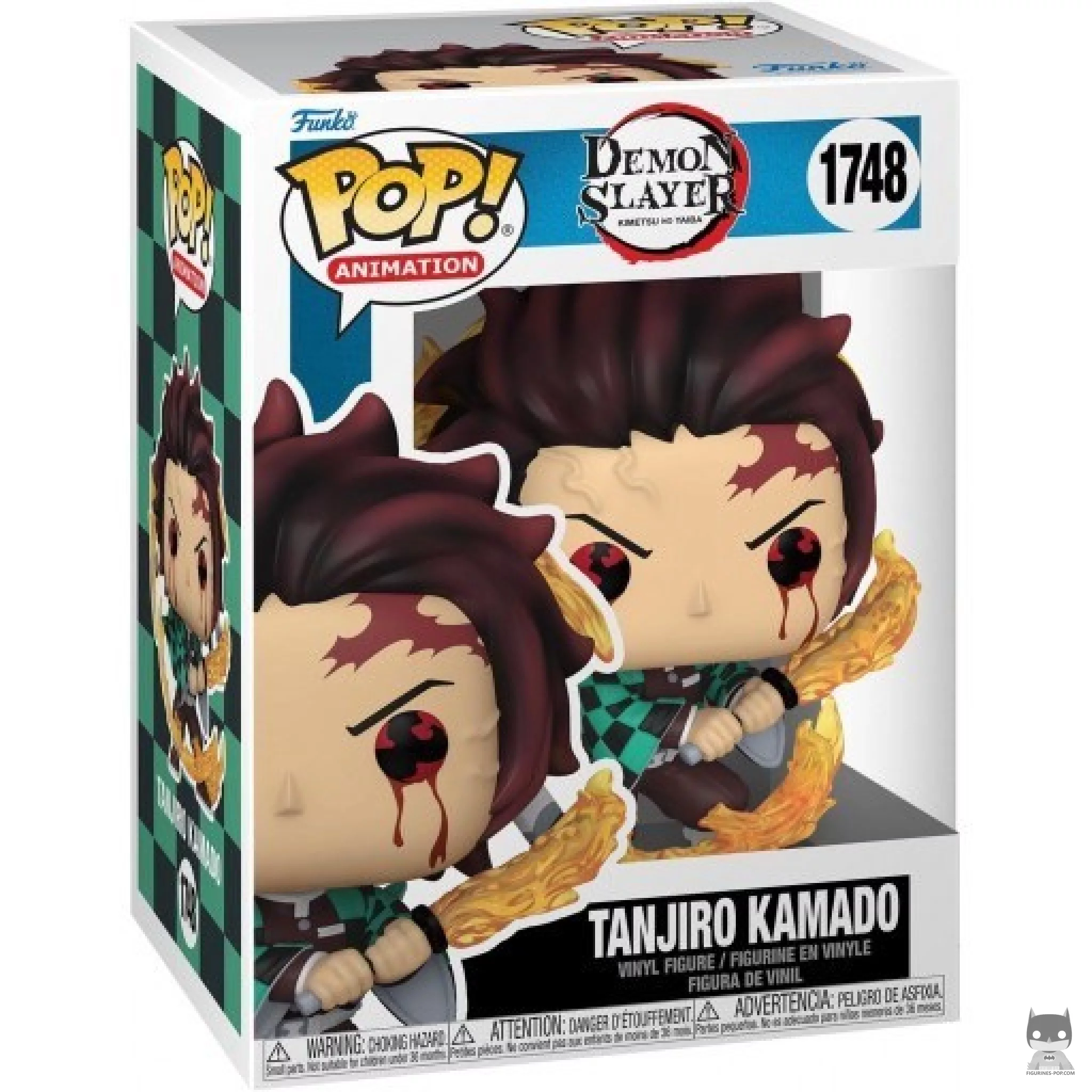Tanjiro Kamado (Sun Breathing) Funko Pop! figure in its box