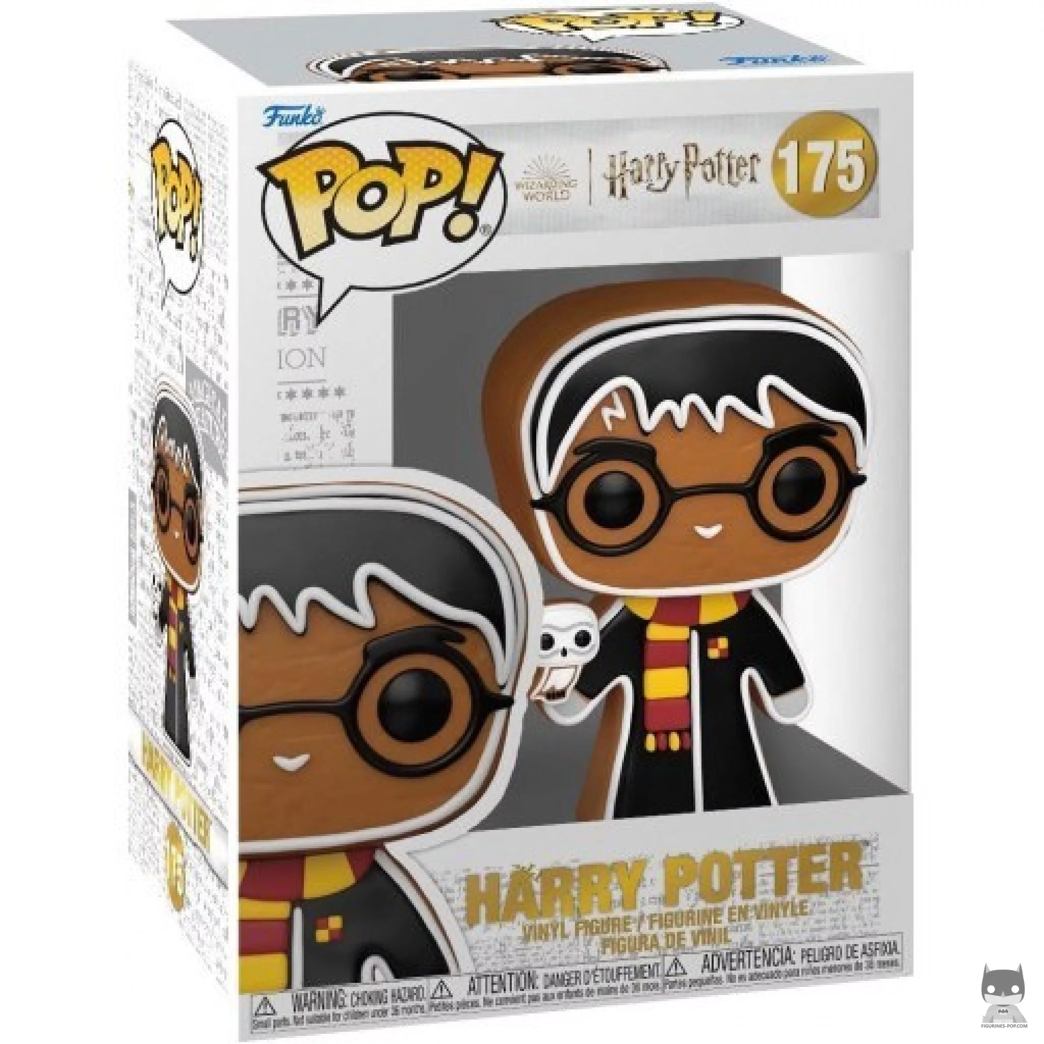 Gingerbread Harry Potter Funko Pop! figure in its box