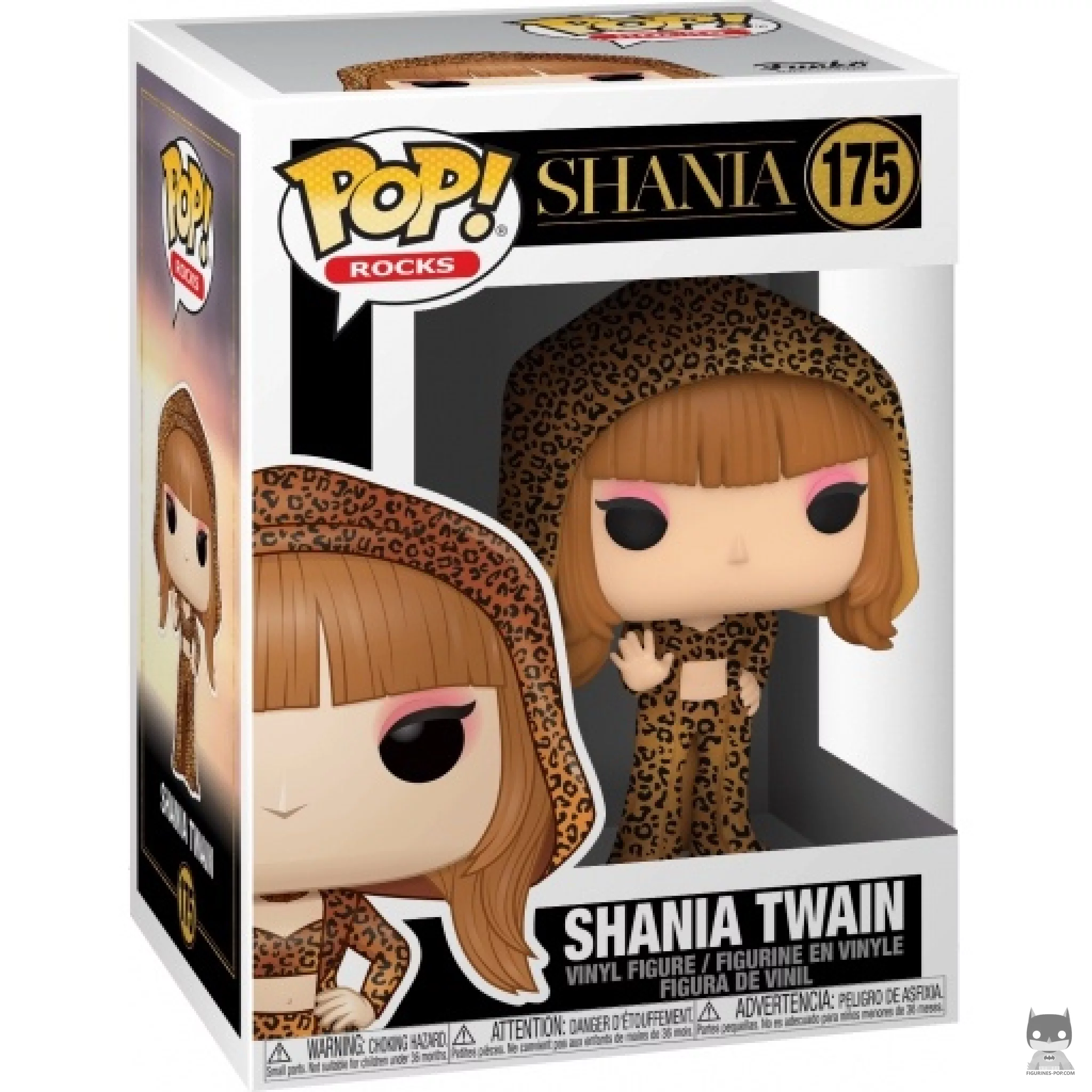 Shania Twain Funko Pop! figure in its box